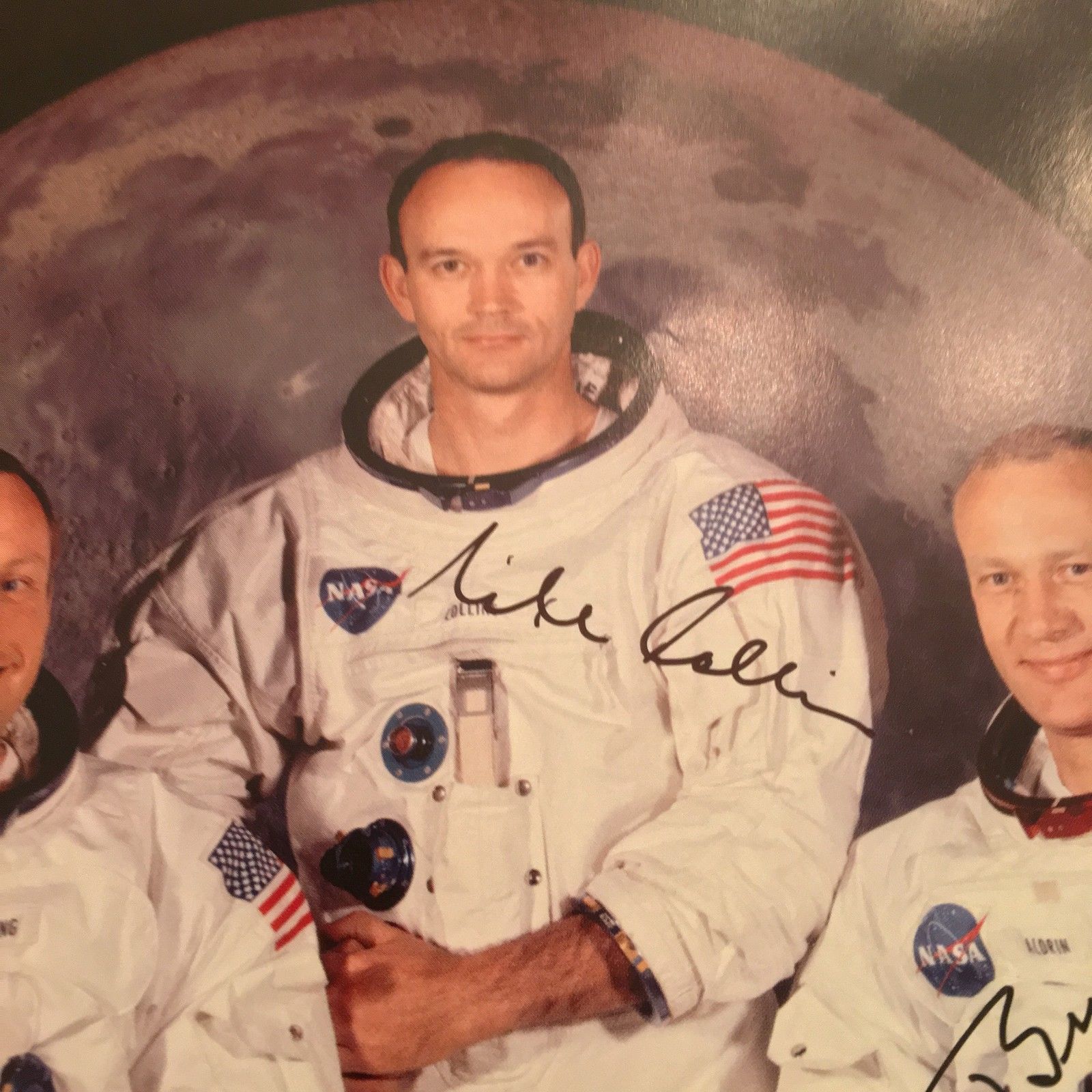 APOLLO 11 CREW SIGNED * PSA/DNA GEM 10/10 UNINSCRIBED autograph NASA LITHOGRAPH