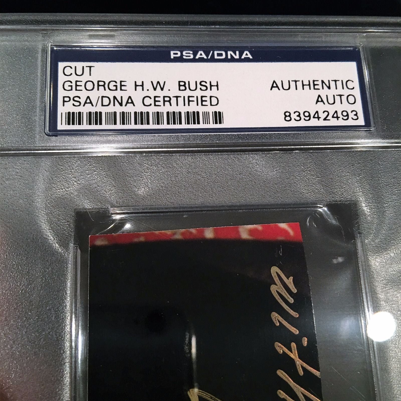 George H.W. Bush * PSA/DNA Slabbed * Authentic AUTOGRAPH Hand Signed President