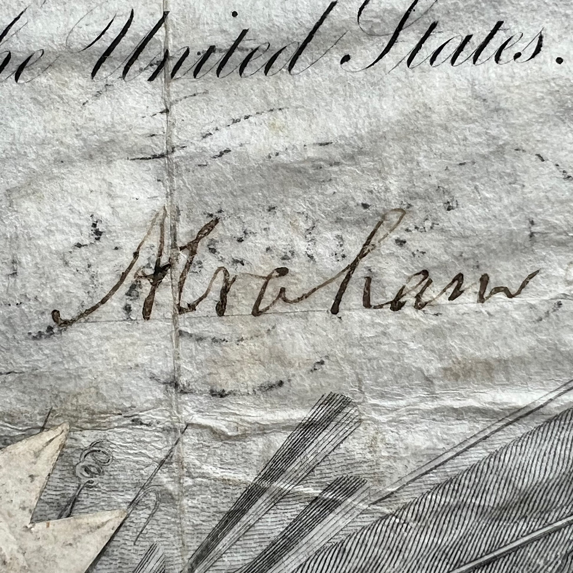 ABRAHAM LINCOLN * PSA/DNA * Autograph Document Same Week as Emancipation Signed