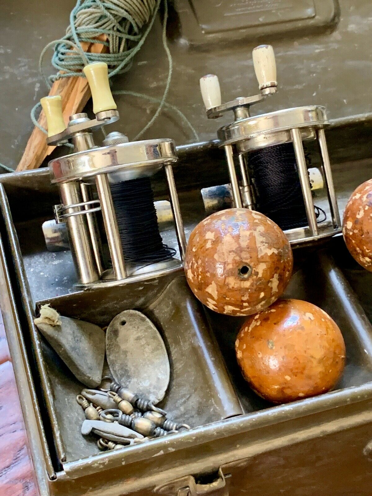 BONNIE & CLYDE * Owned & Used Fishing Tackle Box * Ambush Car * Frank Hamer COA