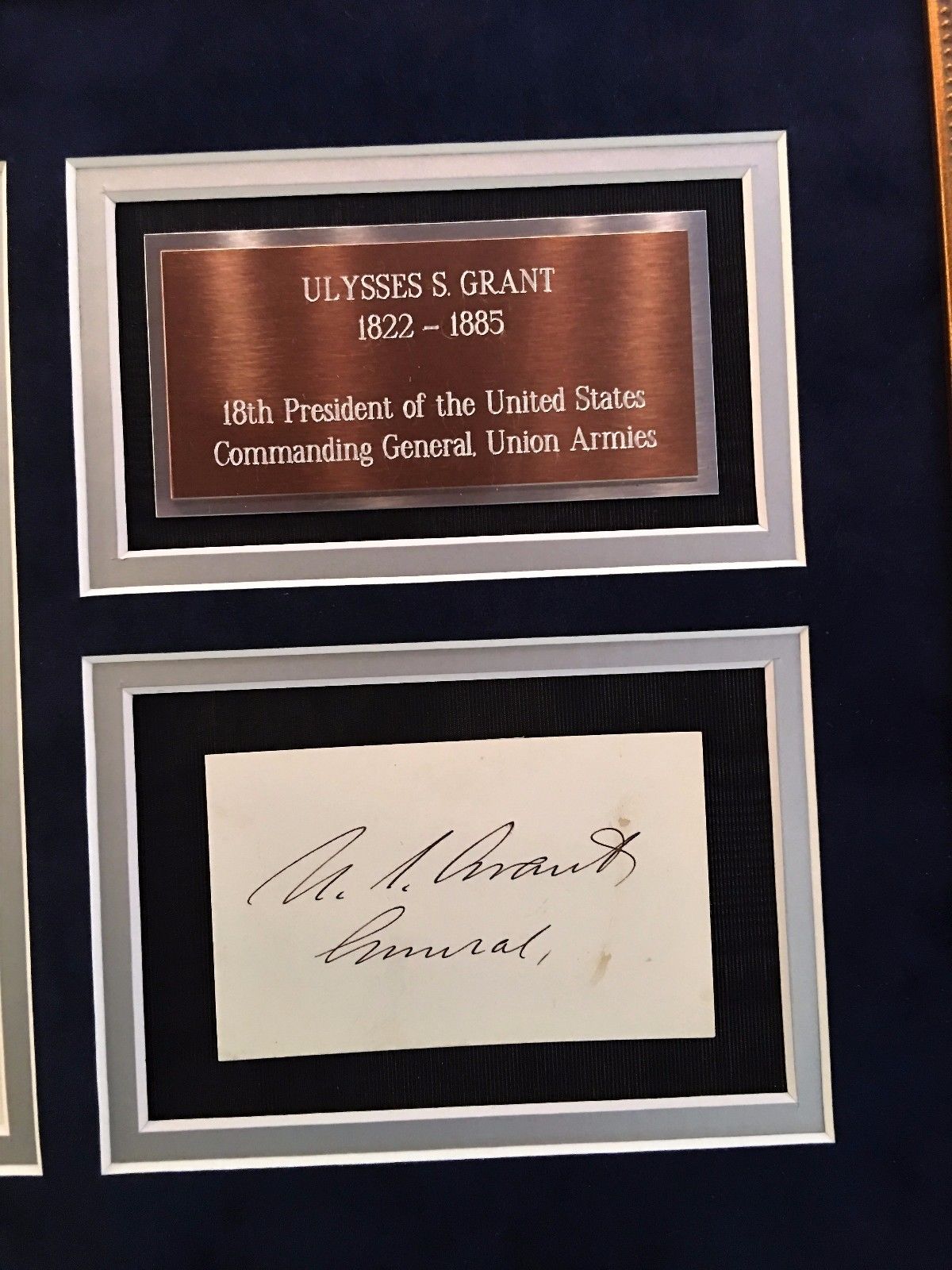 ULYSSES S. GRANT * PSA/DNA * "GENERAL" Autograph SIGNED * President Civil War