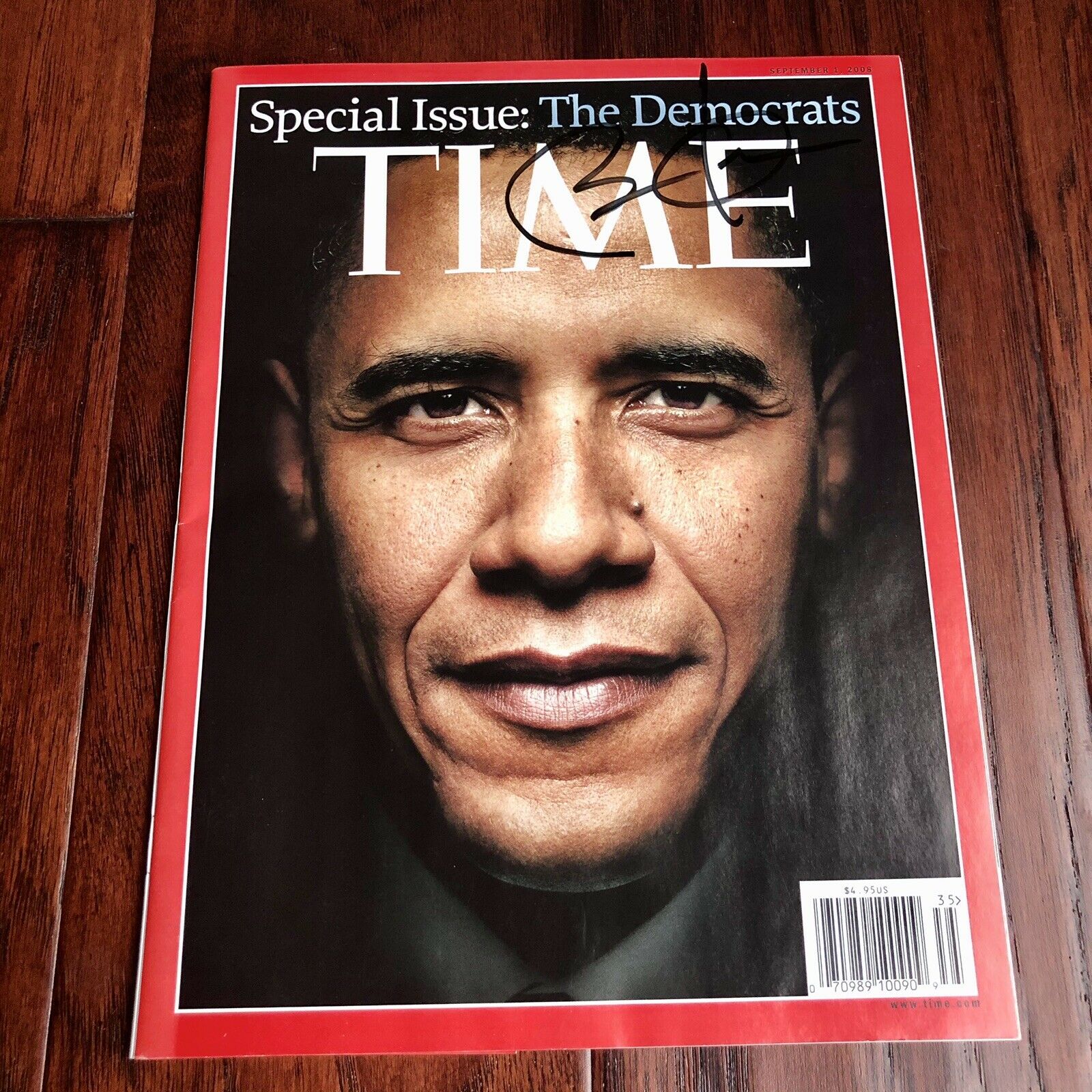 BARACK OBAMA * JSA LOA * Signed Time Magazine Cover Autograph WITH PROOF
