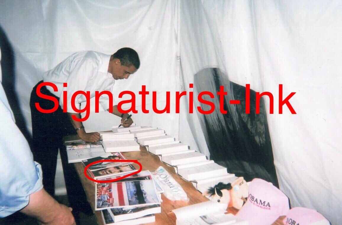 BARACK OBAMA * JSA LOA * Signed Time Magazine Cover Autograph WITH PROOF