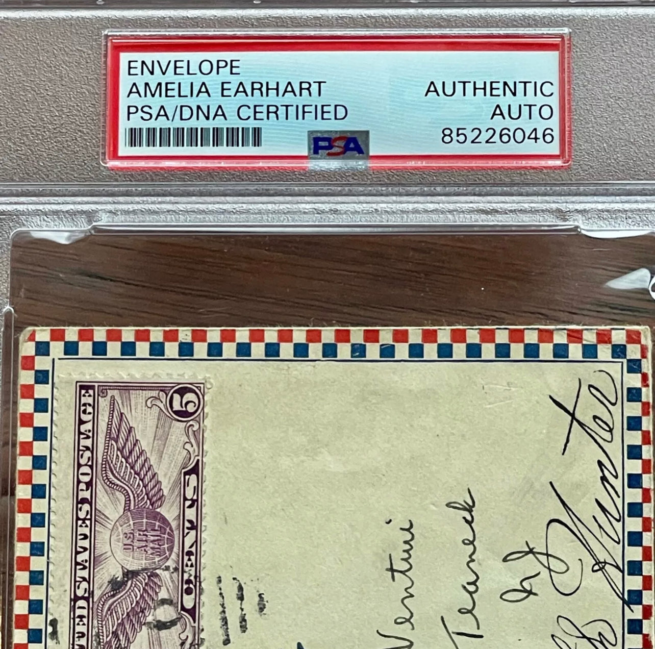 AMELIA EARHART * PSA/DNA * Autograph D.C. AERO CLUB Cover Signed * 1930 Records