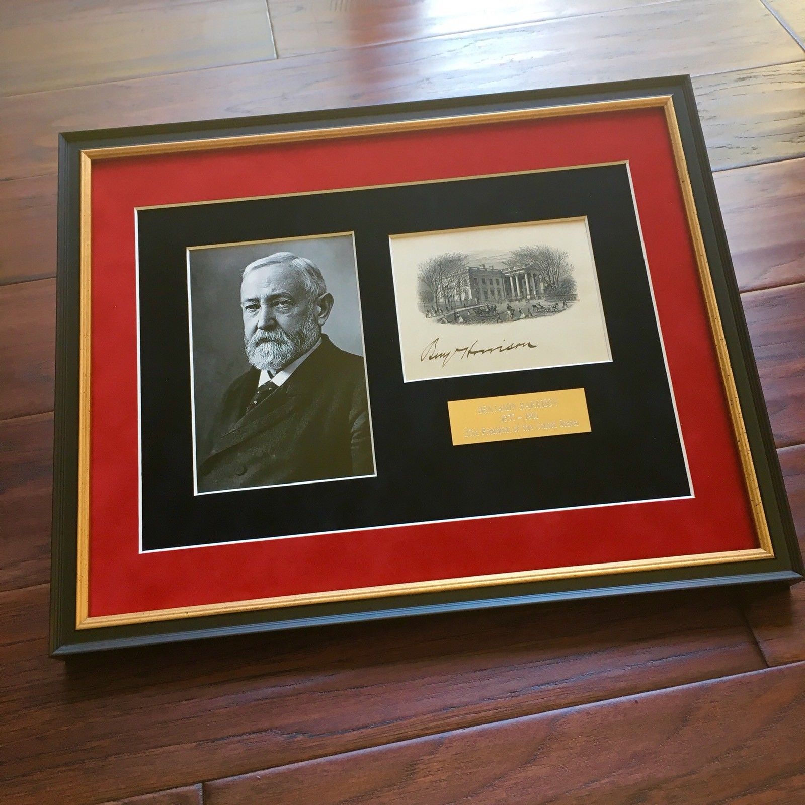 BENJAMIN HARRISON * PSA/DNA * Autograph WHITE HOUSE Card SIGNED * President