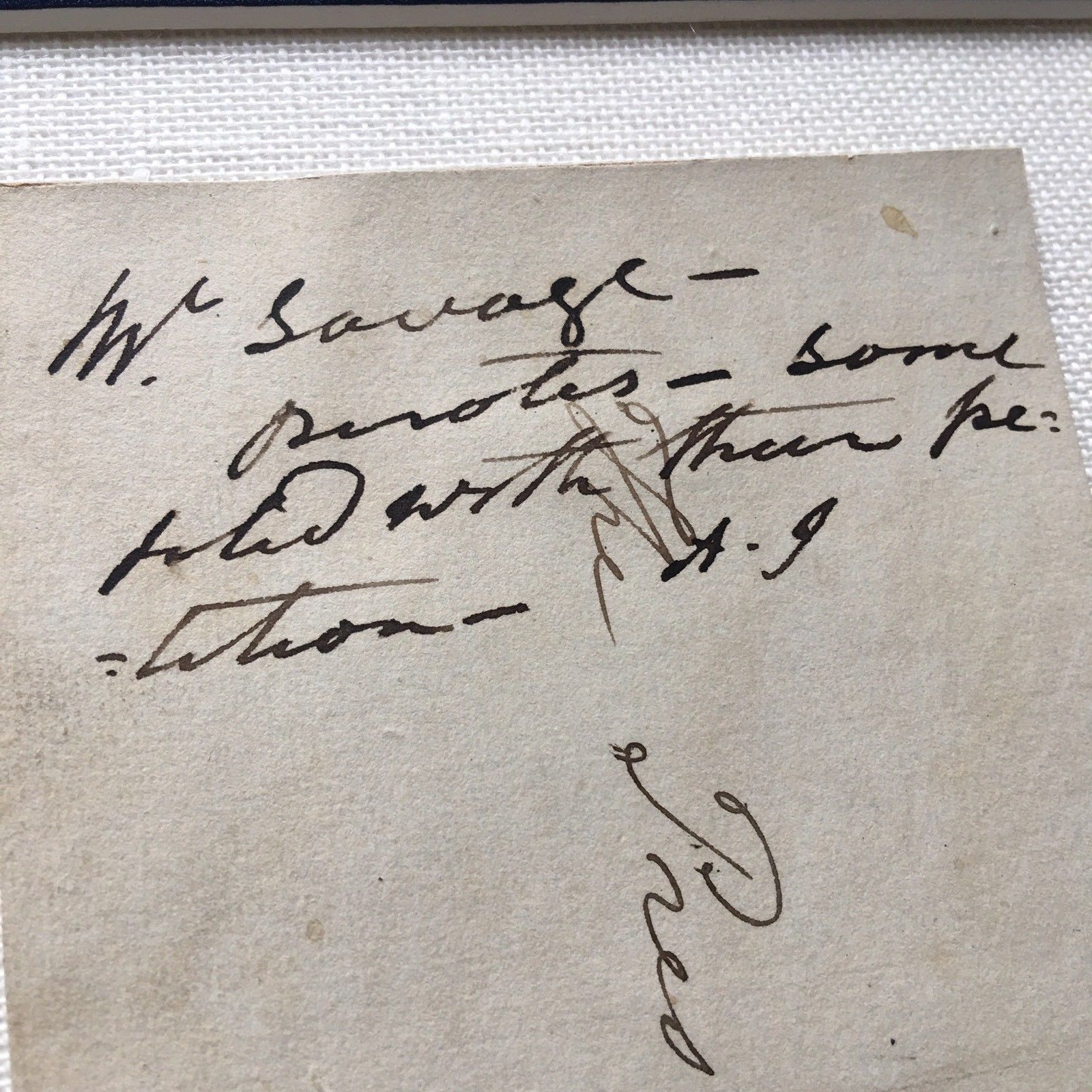 ANDREW JACKSON * as President * "PIRATES" AUTOGRAPH Note * Benjamin Butler