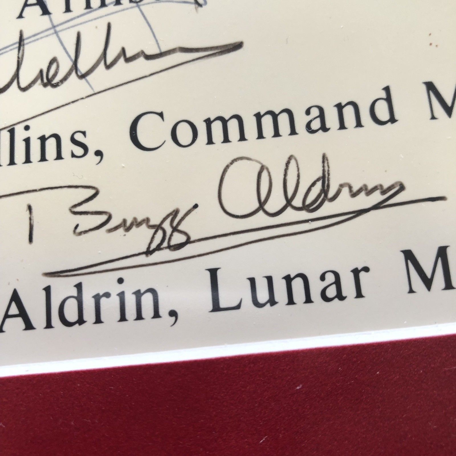 APOLLO 11 CREW SIGNED * PSA Zarelli * AUTOGRAPH "One Small Step" Neil Armstrong