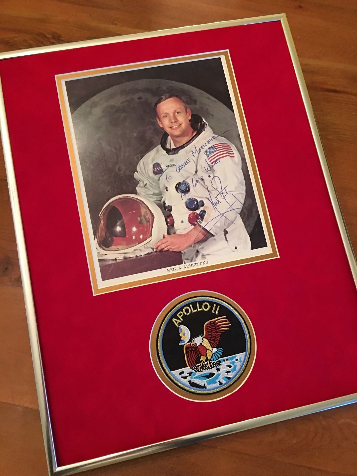 NEIL ARMSTRONG * Signed WSS Portrait JSA NASA LITHOGRAPH * Apollo 11 autograph