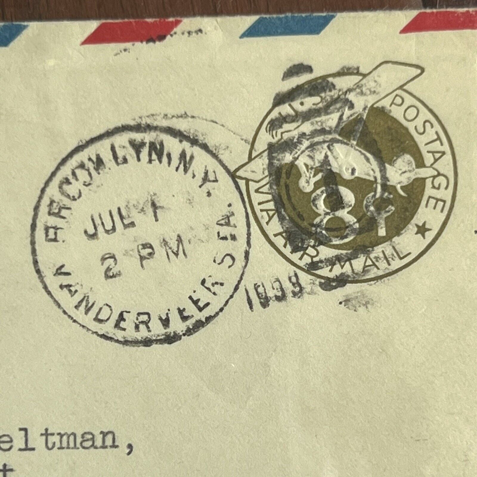 AMELIA EARHART * PSA/DNA * Encapsulated Autograph 1933 Air Race Cover Signed