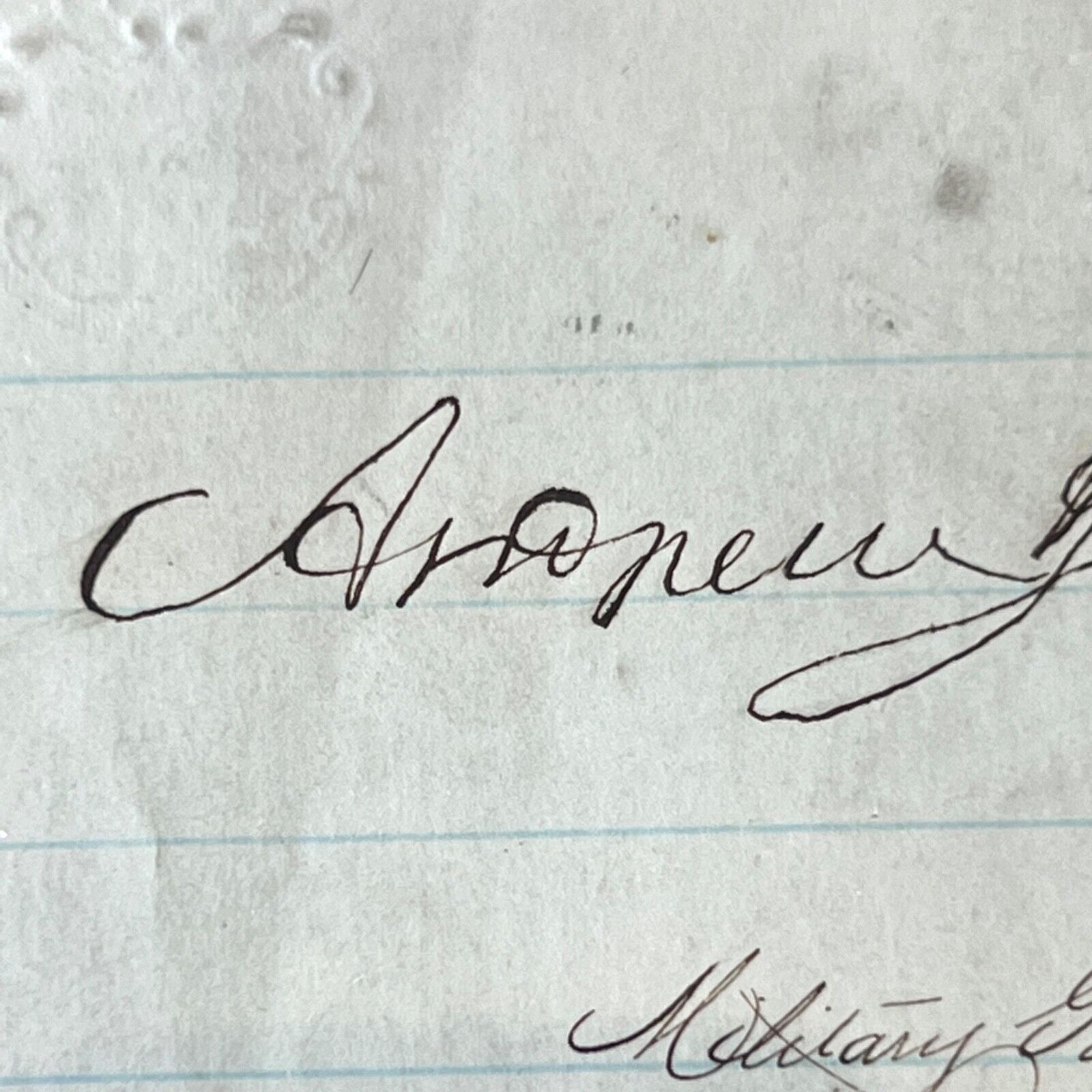 ANDREW JOHNSON * PSA/DNA * AUTOGRAPH Military Governor SIGNED Abraham Lincoln VP