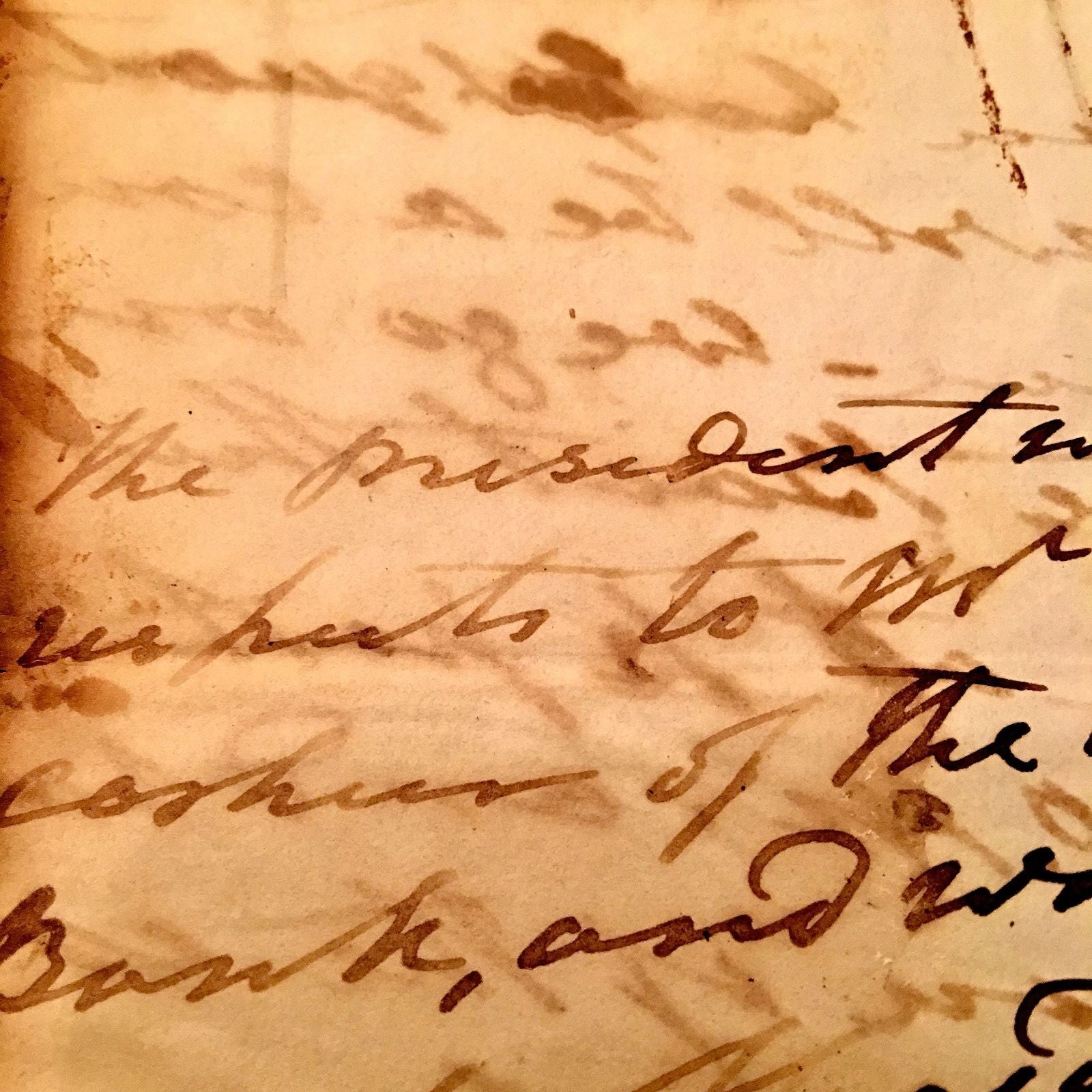 ANDREW JACKSON Autograph Letter Signed AS PRESIDENT * Antique Leather Portfolio