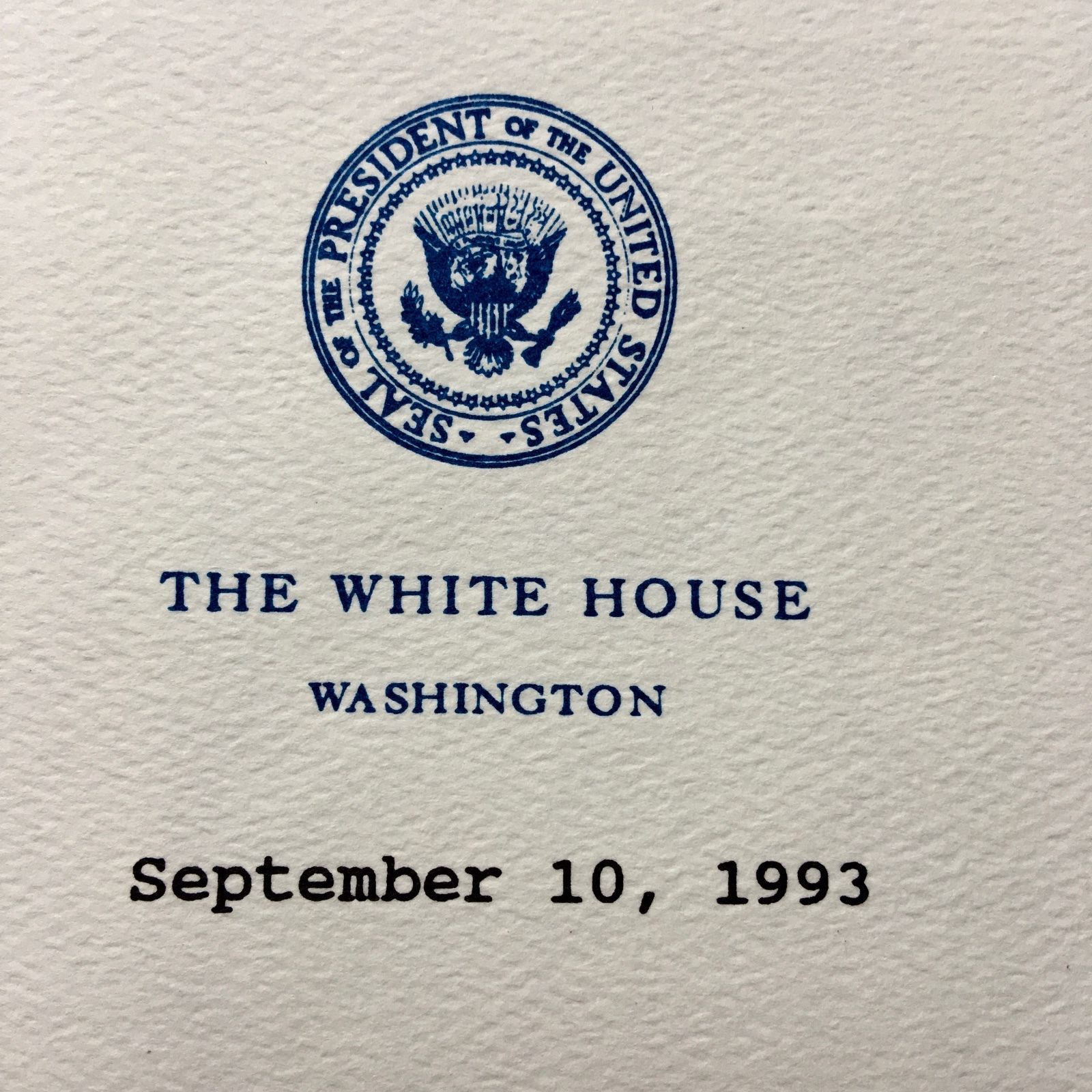 BILL CLINTON HILLARY AUTOGRAPH as-PRESIDENT White House Proclamation JSA COA