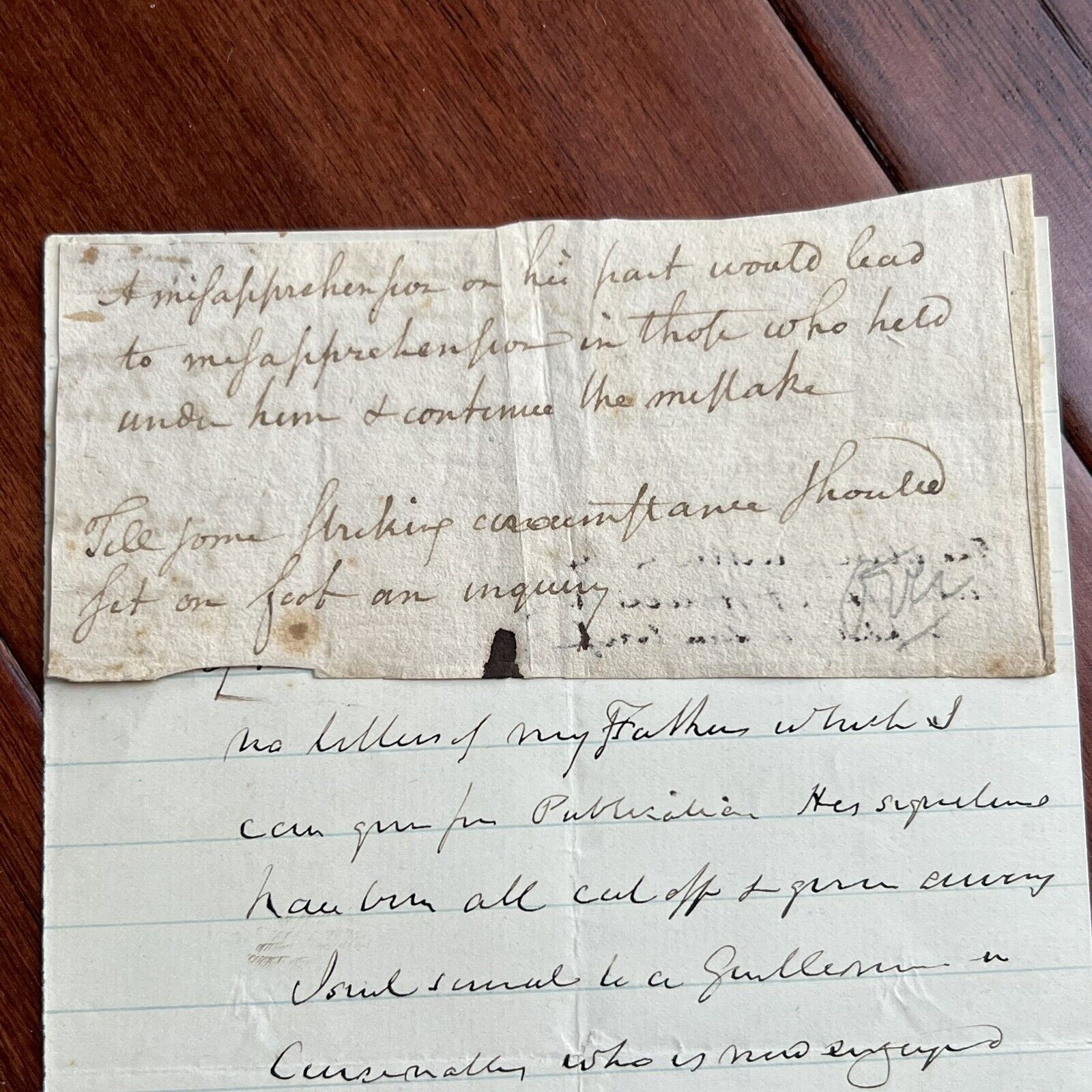 ALEXANDER HAMILTON * PSA * Handwritten Case Vs Aaron Burr * Not Autograph Signed