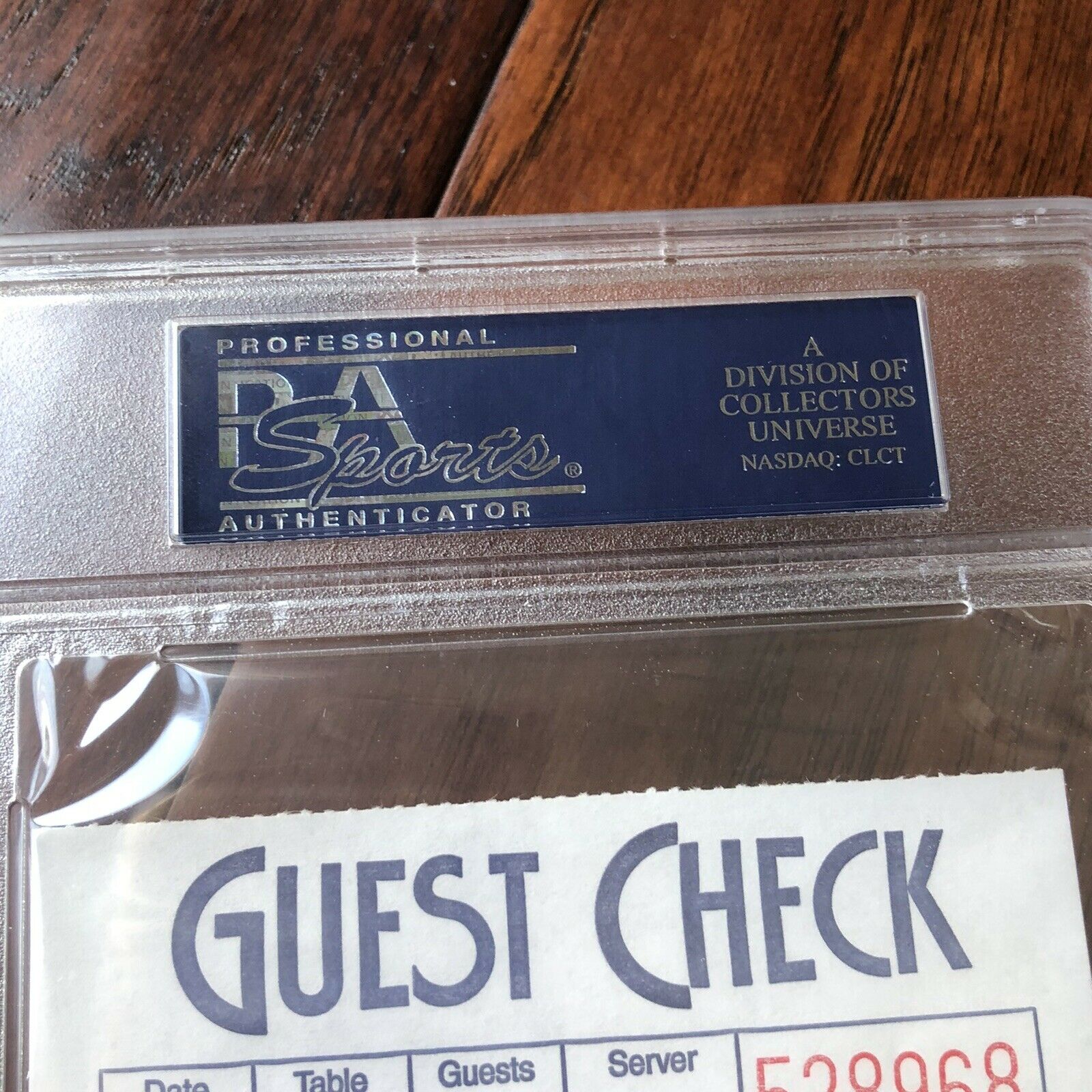 BILL CLINTON & GEORGE H.W. BUSH * PSA/DNA Slab * Autograph Signed Receipt Paper