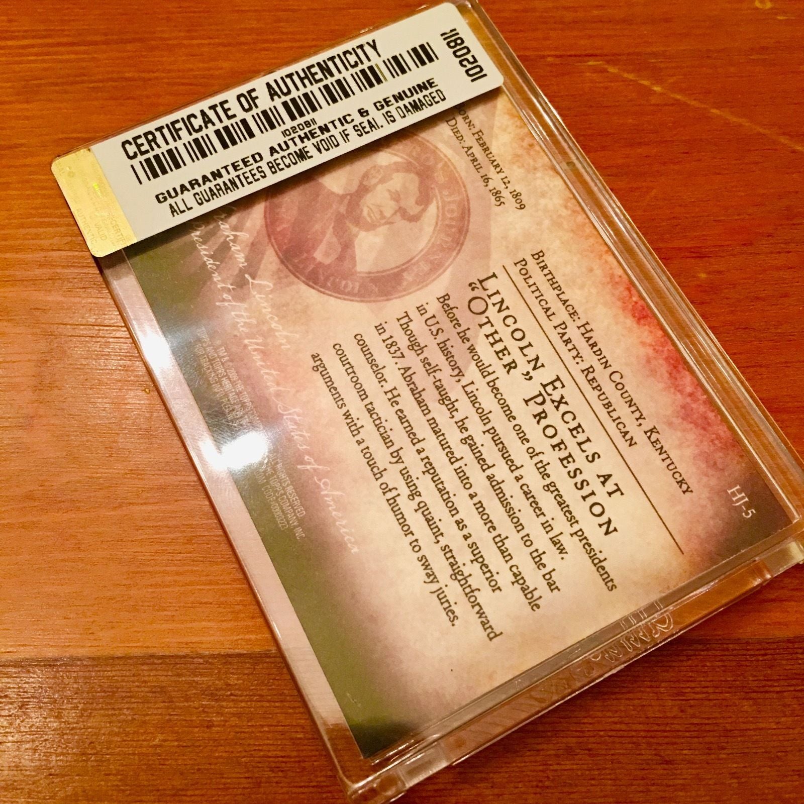 ABRAHAM LINCOLN PSA/DNA Handwritten Cut Word AFTER DATE not Autograph or Signed