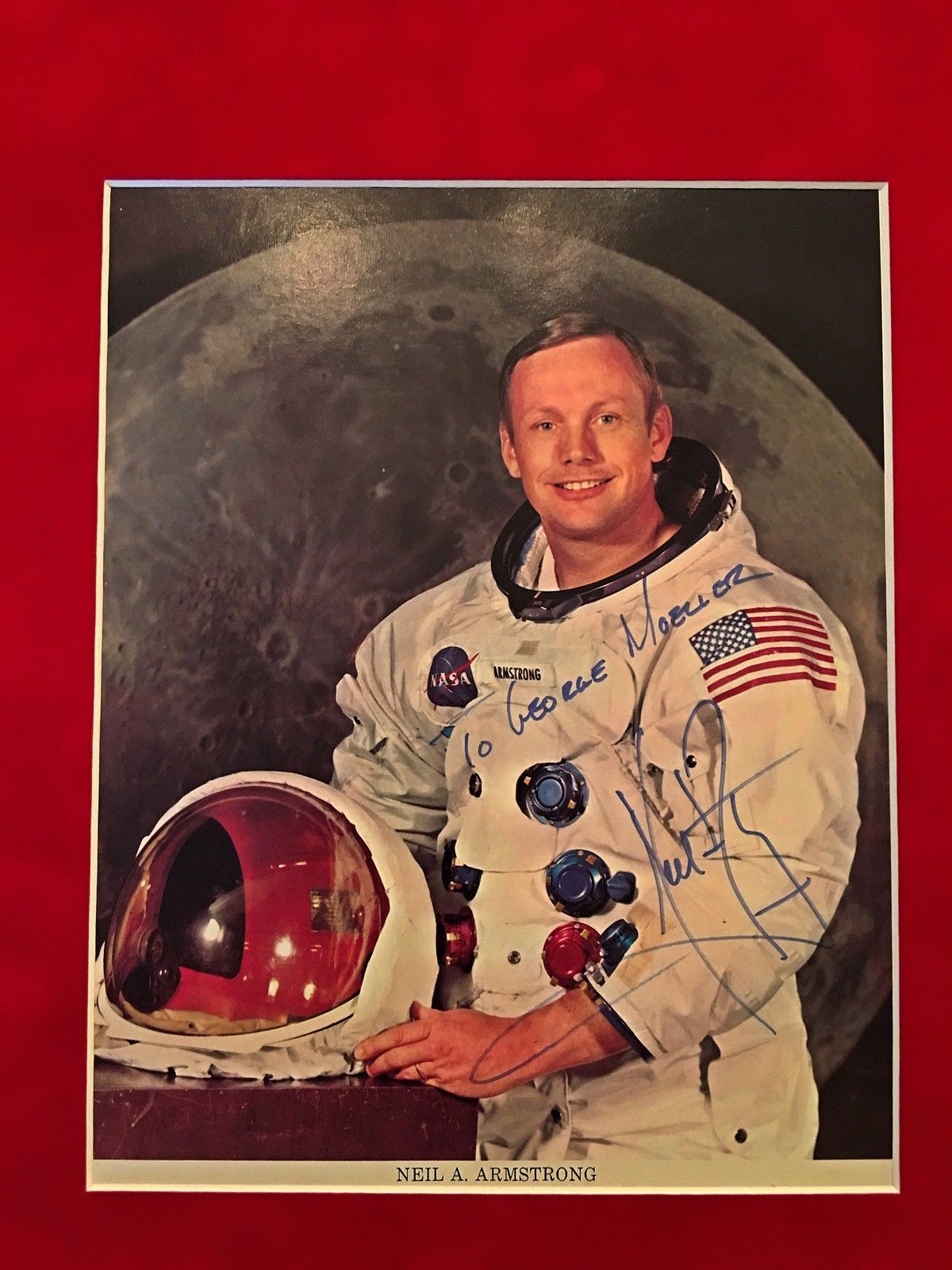 APOLLO 11 CREW SIGNED * JSA COA * scarce AUTOGRAPHS trio * NASA LITHOGRAPHS