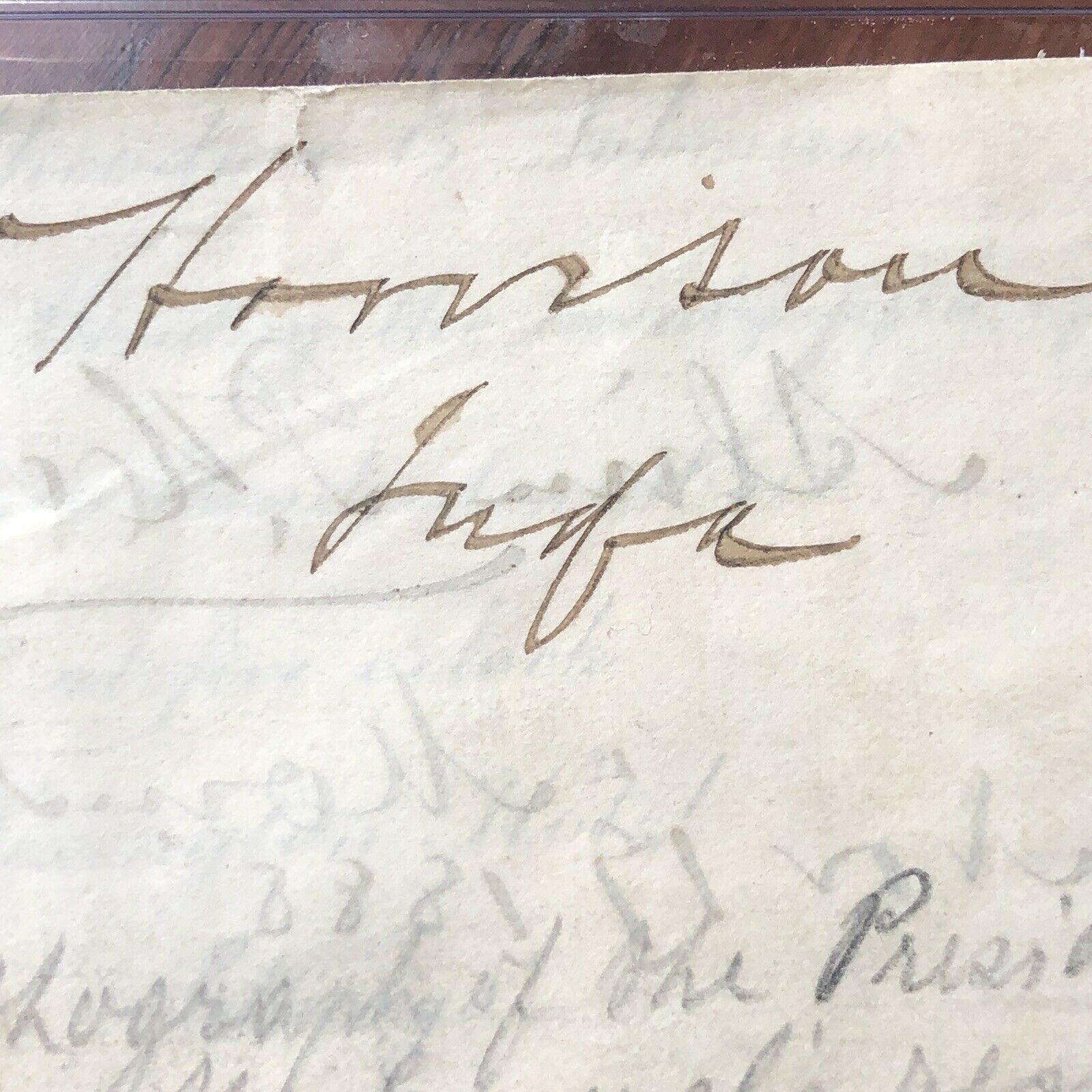 BENJAMIN HARRISON * PSA/DNA Slabbed * Autograph Card Signed as President Elect *