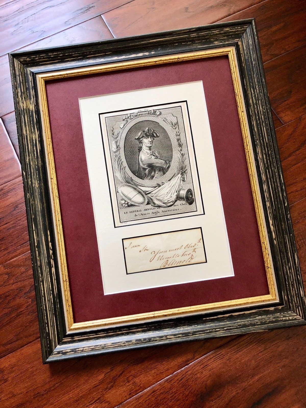 BENEDICT ARNOLD * AUTOGRAPH Note Signed * Revolutionary War TRAITOR * TREASON