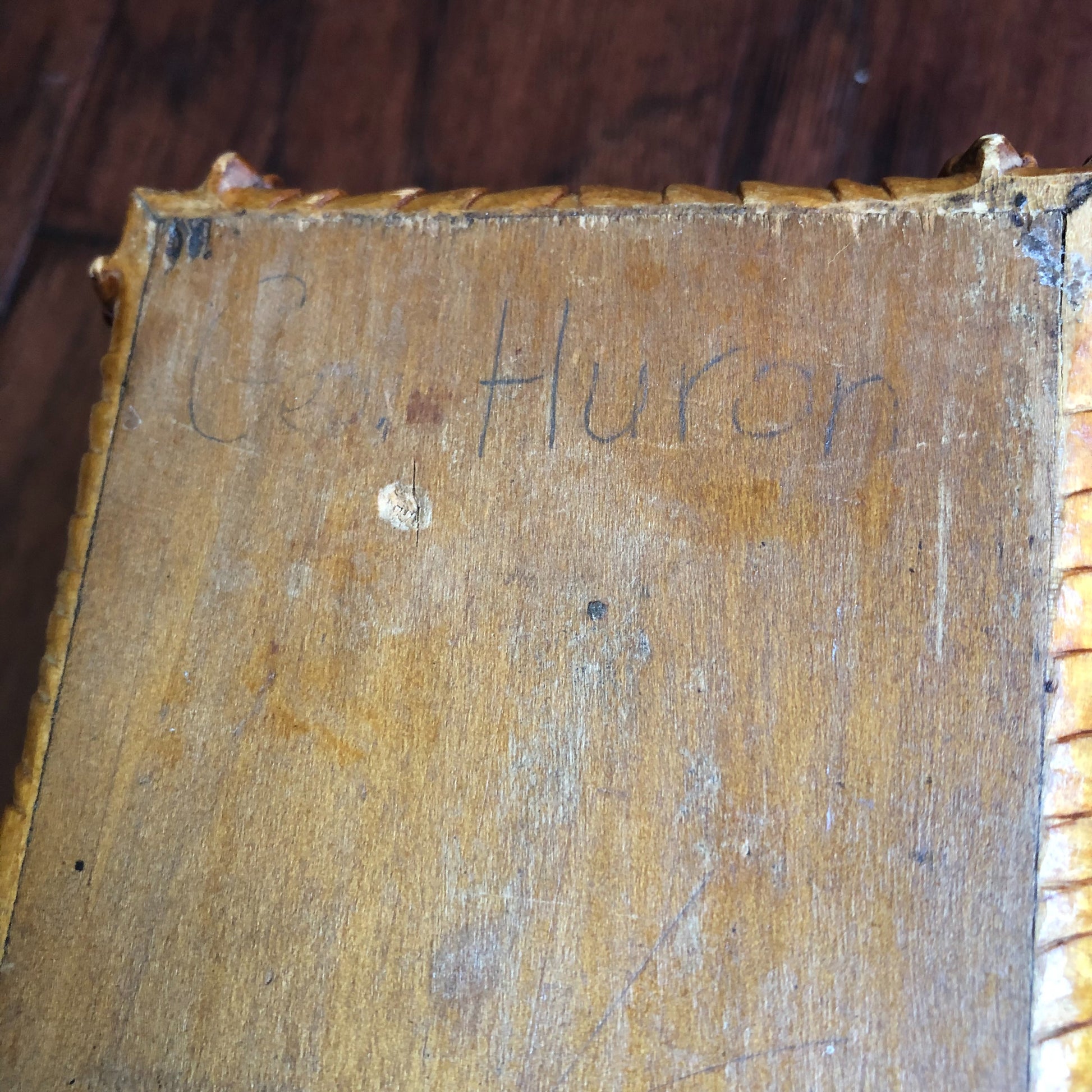 BOSTON CORBETT * Personally Owned and Carved Box * Abraham Lincoln Avenger