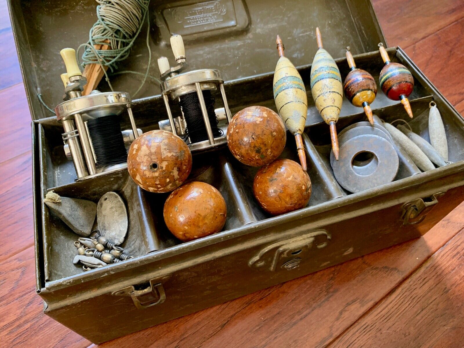 BONNIE & CLYDE * Owned & Used Fishing Tackle Box * Ambush Car * Frank Hamer COA