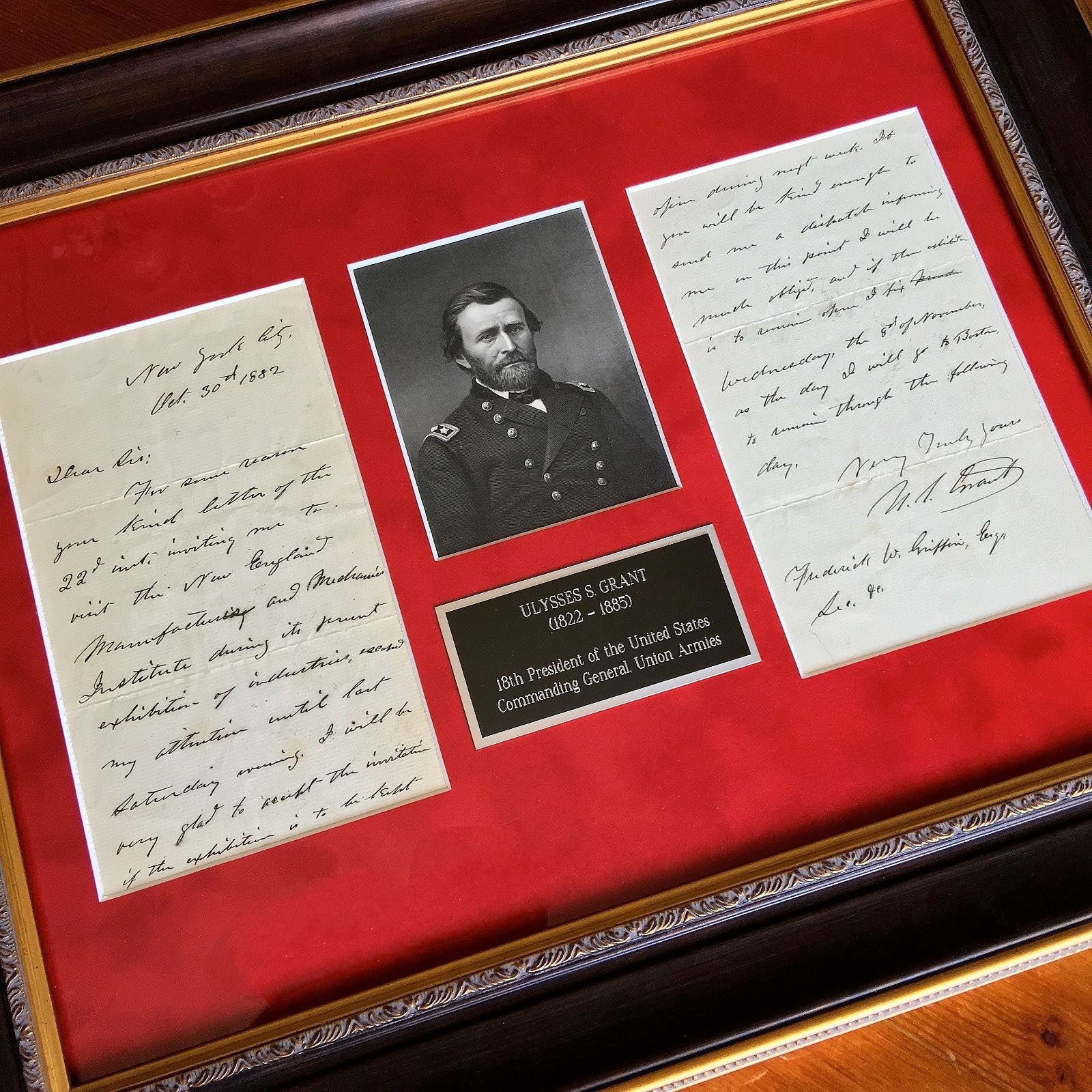 ULYSSES S. GRANT * PSA/DNA * Rare 2 Page ALS* AUTOGRAPH Letter SIGNED