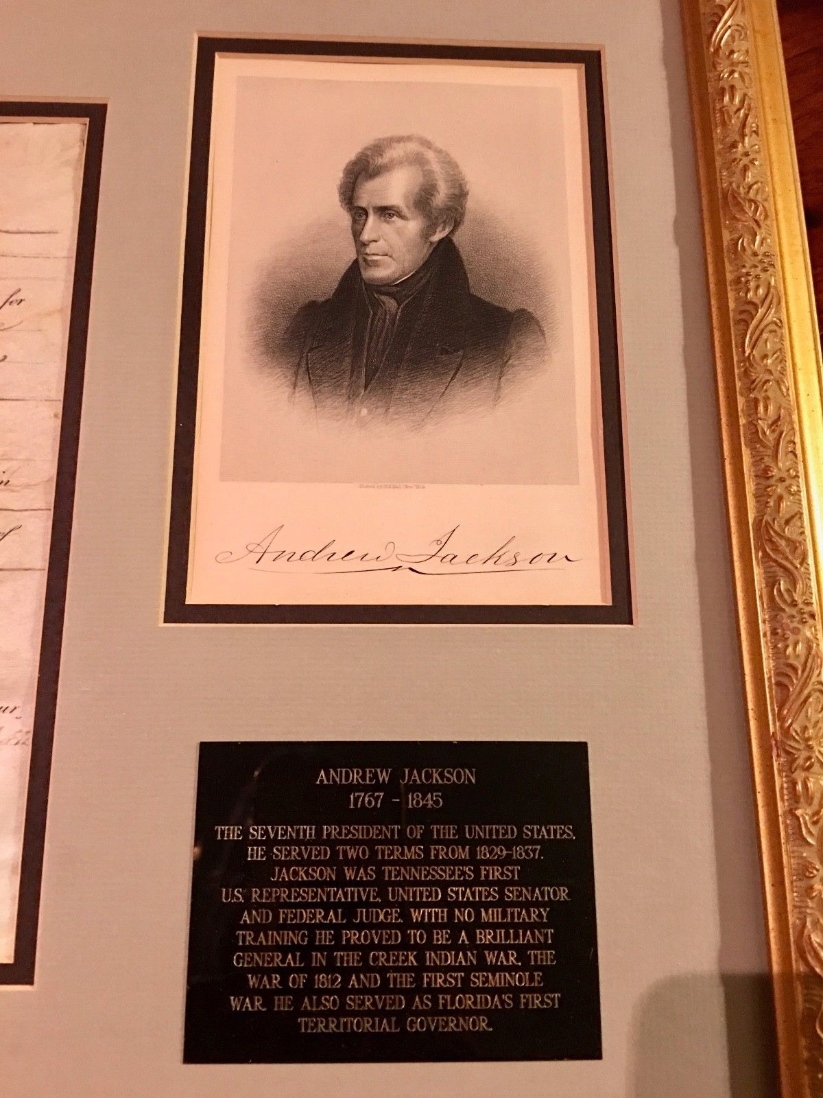 ANDREW JACKSON * AUTOGRAPH 1831 Land Grant SIGNED * As PRESIDENT * Ohio