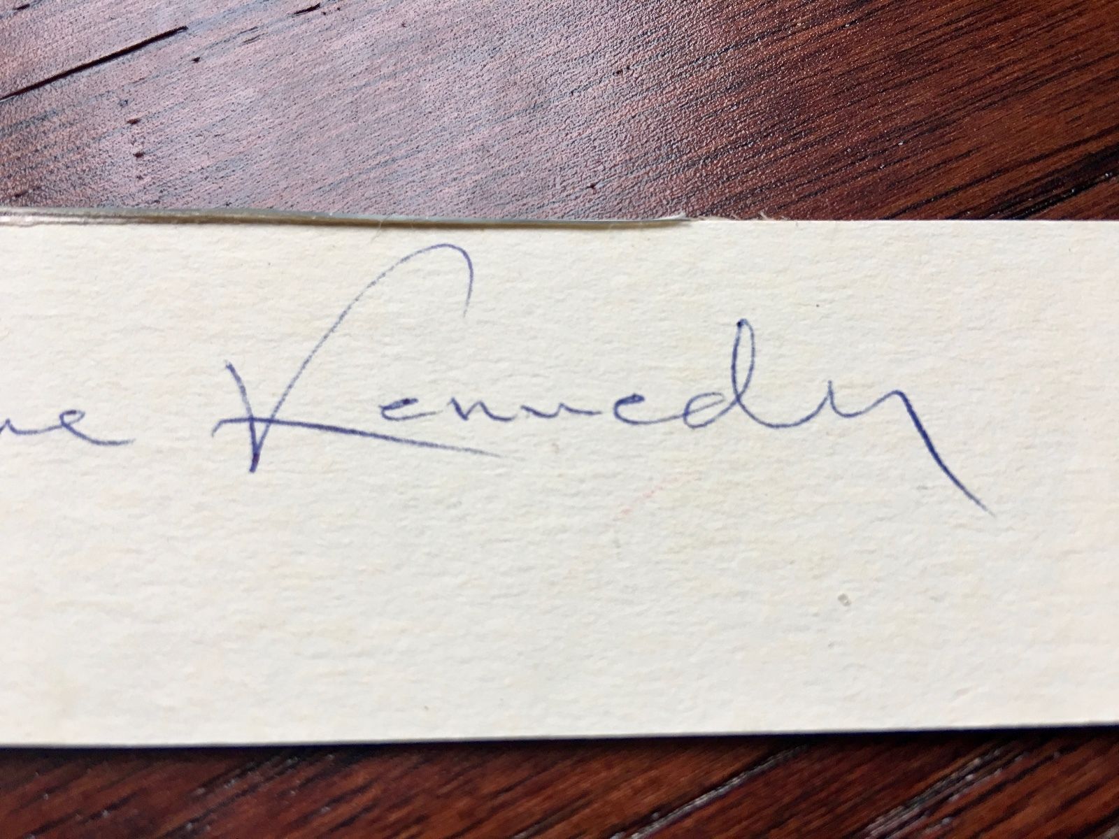 JACQUELINE KENNEDY * AUTOGRAPH Cut Signature * SIGNED as FIRST LADY * COA