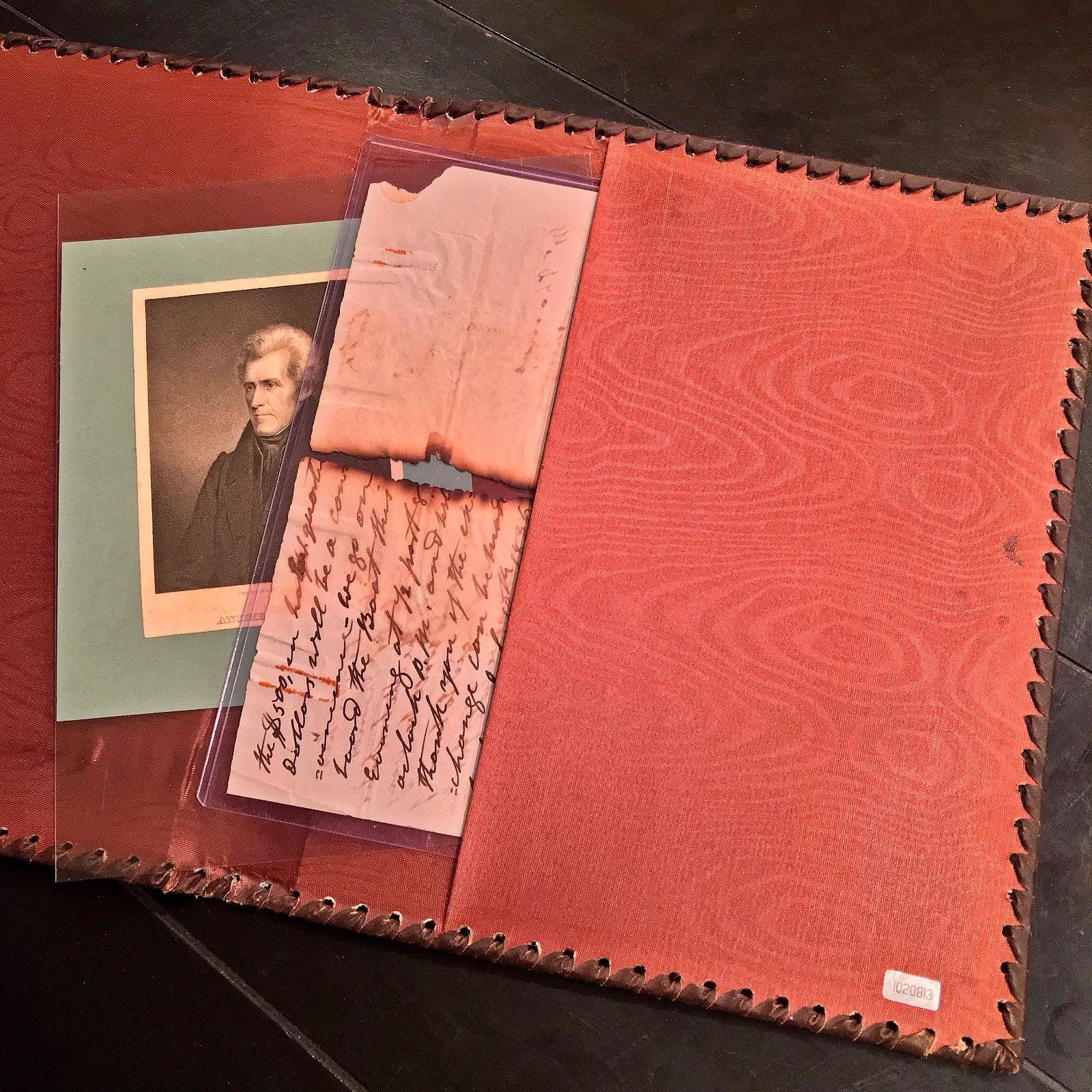 ANDREW JACKSON Autograph Letter Signed AS PRESIDENT * Antique Leather Portfolio