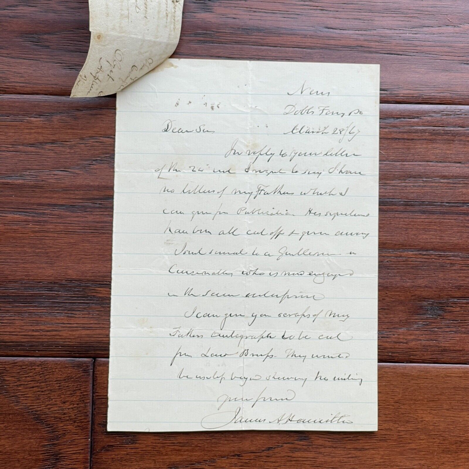 ALEXANDER HAMILTON * PSA * Handwritten Case Vs Aaron Burr * Not Autograph Signed