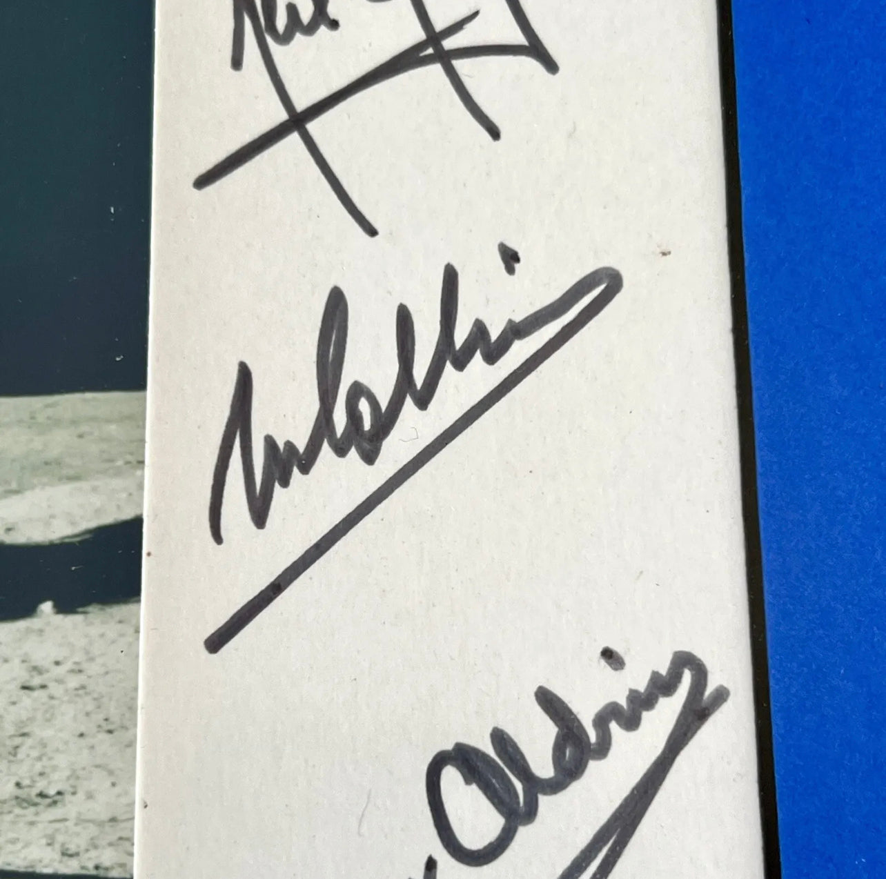 APOLLO 11 * PSA * 1969 Crew Signed Autograph Photo * Neil Armstrong Buzz Aldrin
