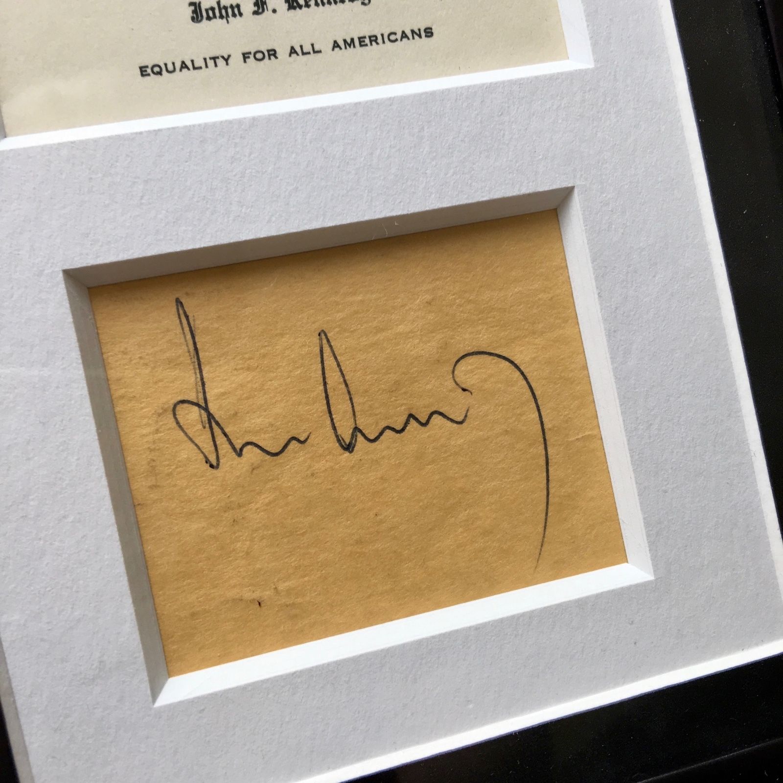 JOHN F. KENNEDY * JSA COA * Scarce Authentic AUTOGRAPH Signed * JFK President