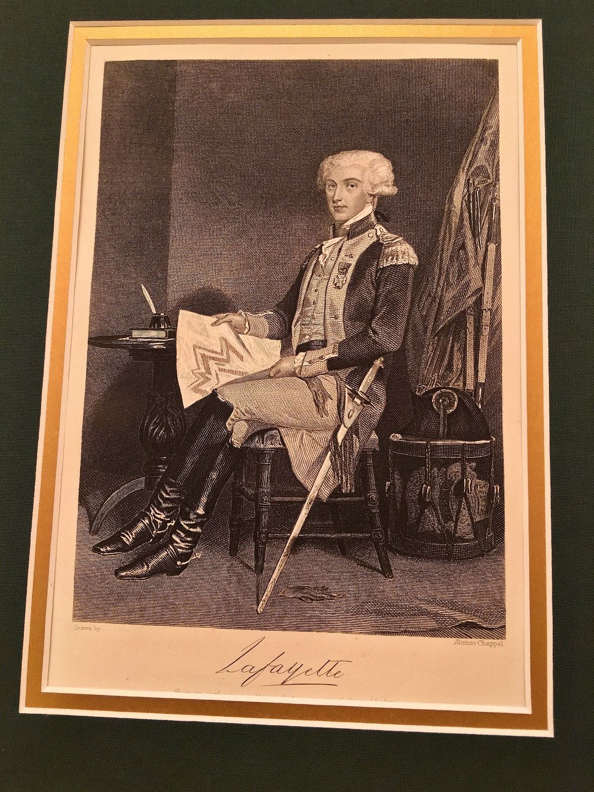 MARQUIS DE LAFAYETTE Authentic AUTOGRAPH Letter SIGNED Revolutionary War COA