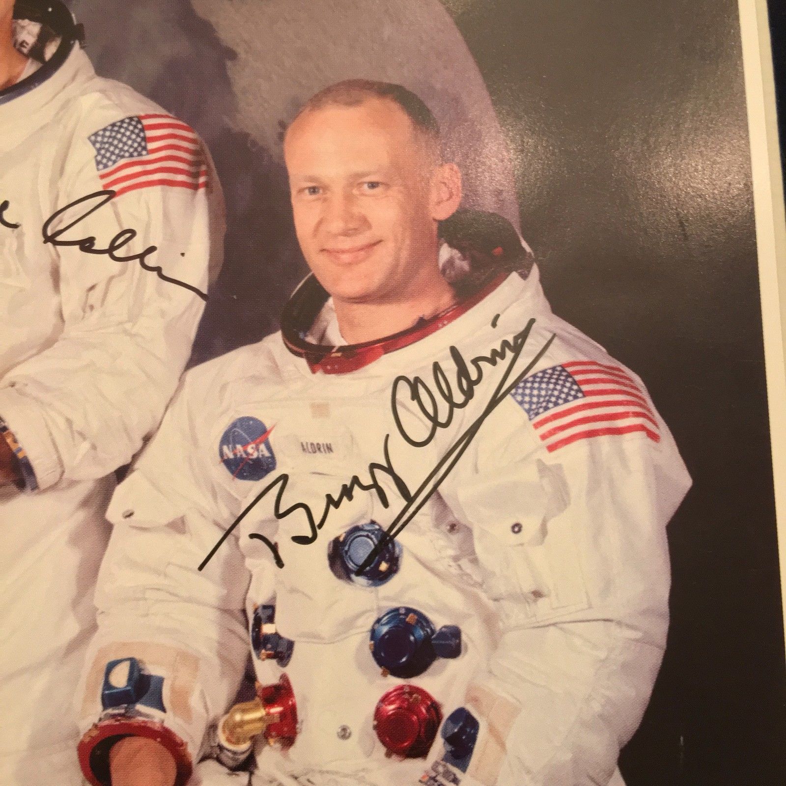 APOLLO 11 CREW SIGNED * PSA/DNA GEM 10/10 UNINSCRIBED autograph NASA LITHOGRAPH