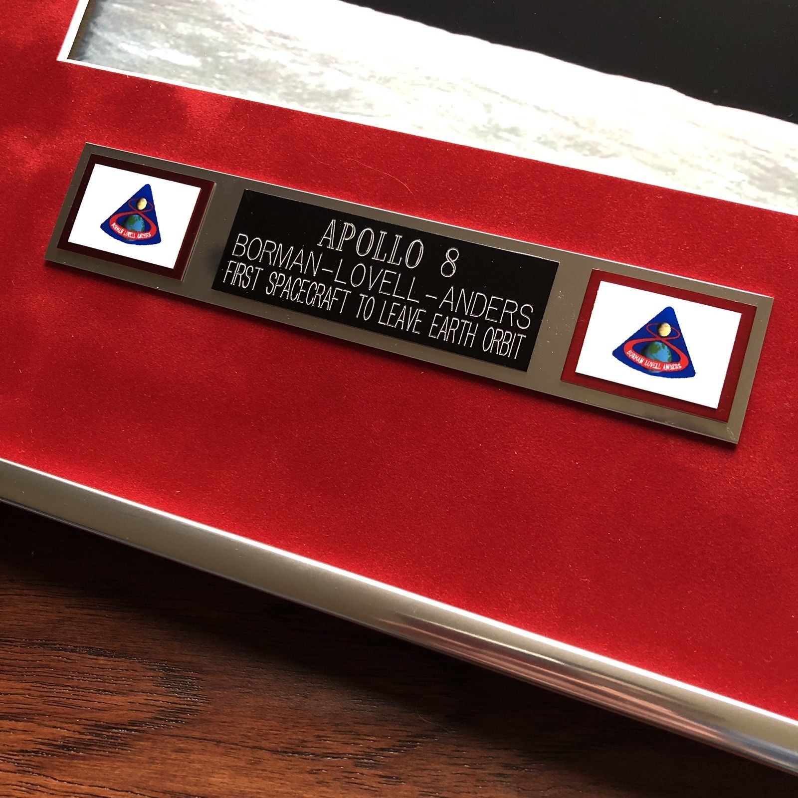 APOLLO 8 * Zarelli LOA * Crew Signed Display * William Bill Anders Autograph