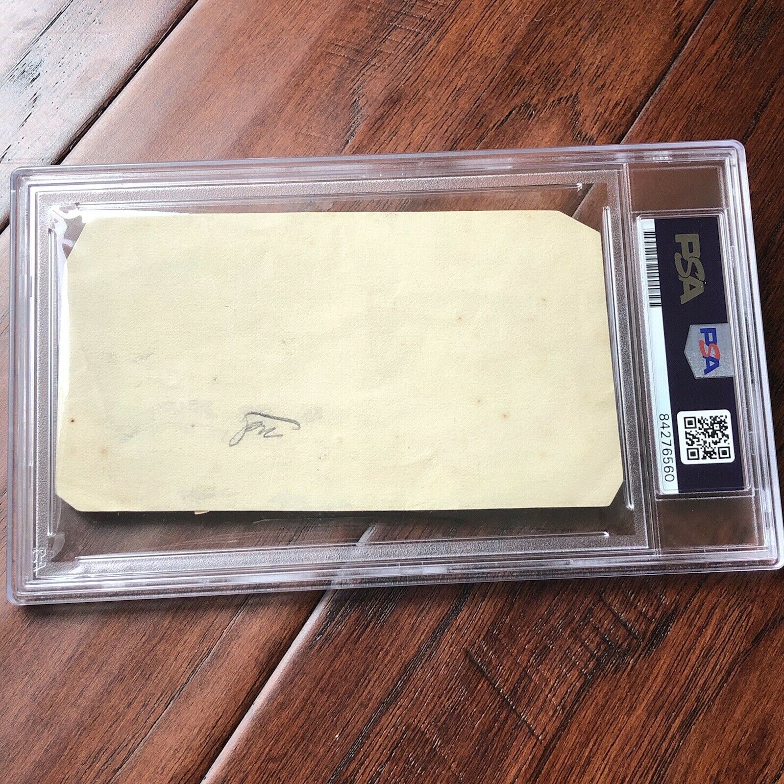 BENJAMIN HARRISON * PSA/DNA Slabbed * Autograph Card Signed as President Elect *