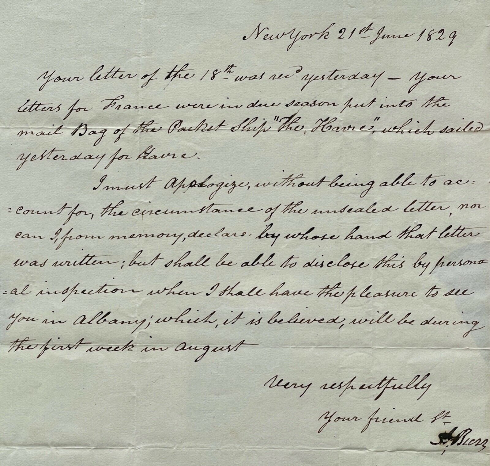 AARON BURR * BAS Beckett * Letter Signed Autograph * Dueled Alexander Hamilton