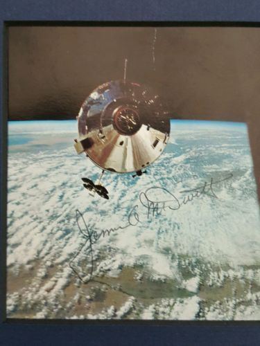APOLLO 9 Crew autograph SIGNED DAVE SCOTT Schweikart JAMES MCDIVITT RR COA