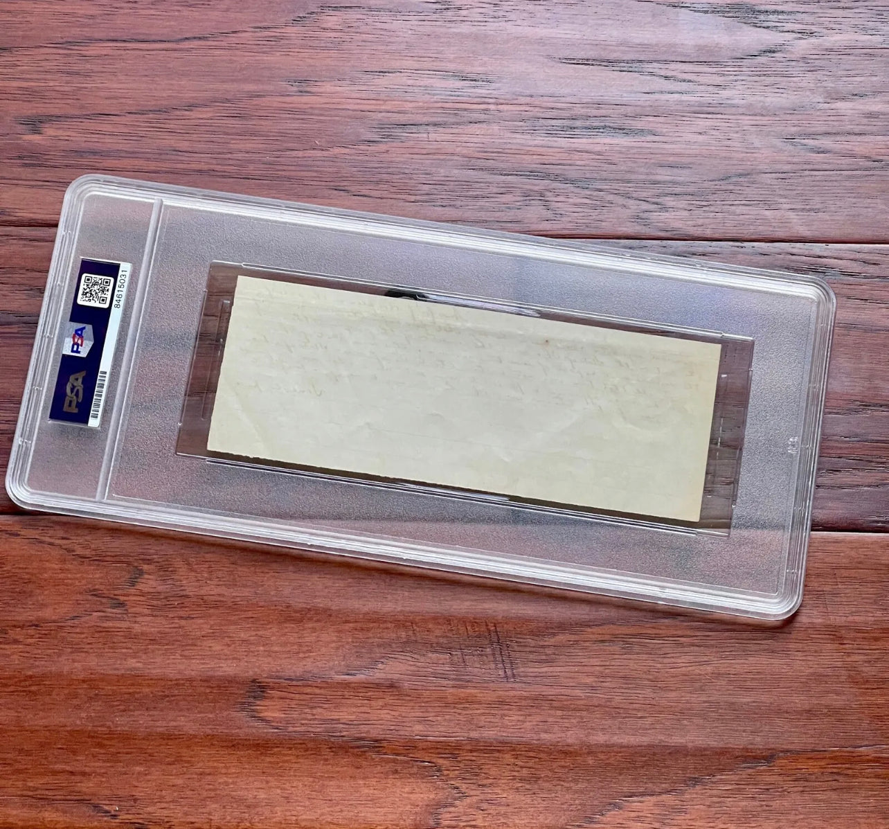 ABRAHAM LINCOLN * PSA/DNA Slab * Autograph Lengthy Handwritten Plea Signed