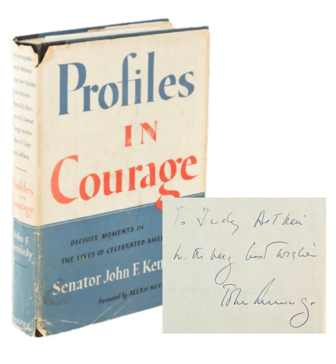 JOHN F. KENNEDY * Beckett BAS * Autograph 1st Edition Profiles in Courage Signed
