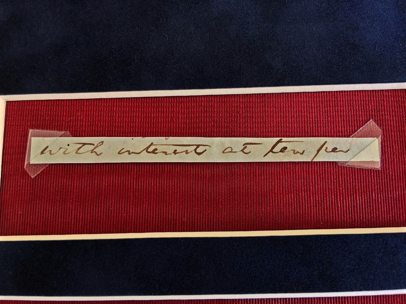 PSA/DNA * ABRAHAM LINCOLN * 5 Handwritten Cut Words * not Autograph or Signed