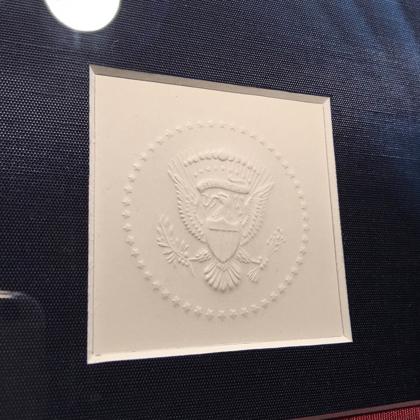 PSA/DNA Bill and Hillary Clinton Autographed White House Card Photo