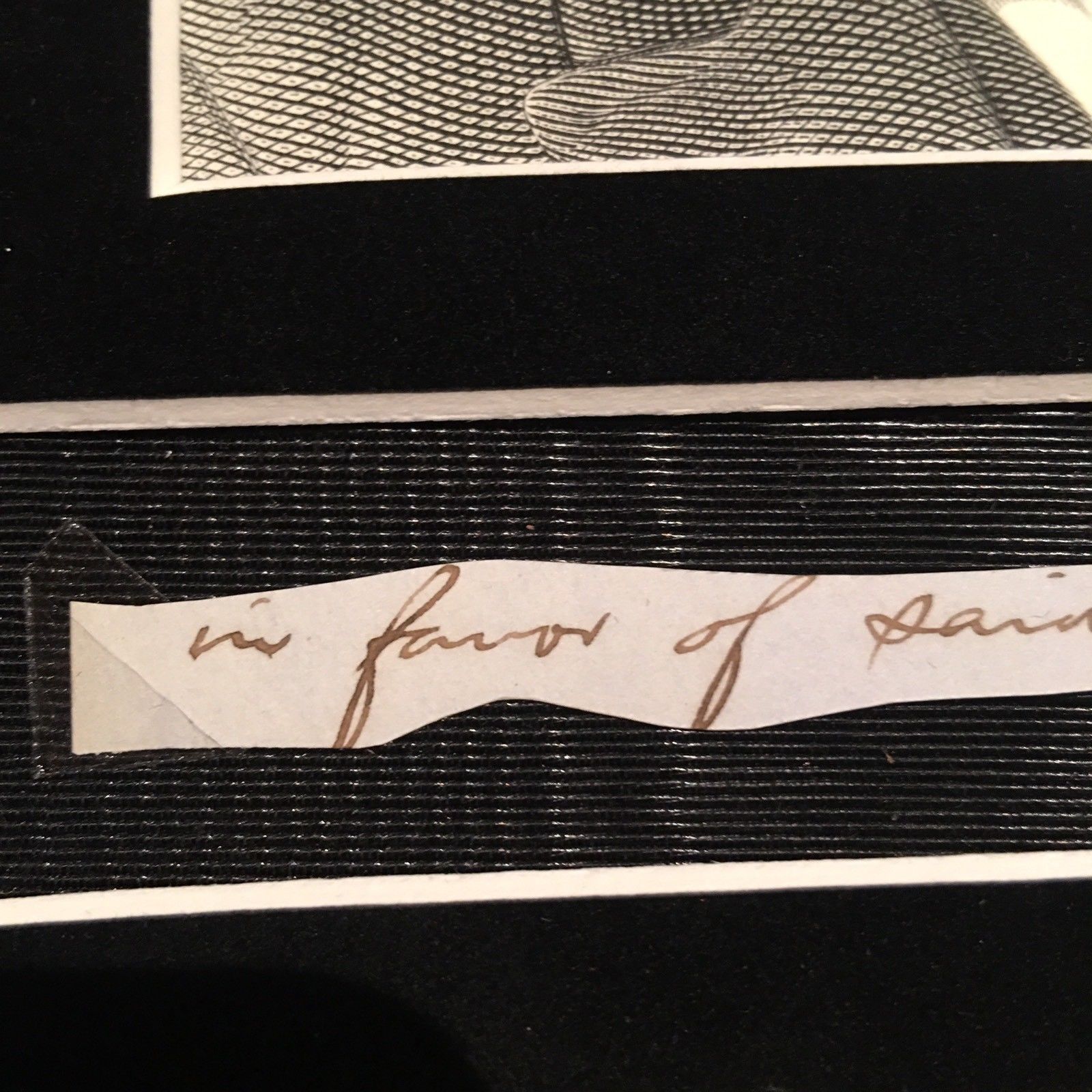 ABRAHAM LINCOLN * PSA/DNA * 5 Handwritten Cut Words * not Autograph or Signed