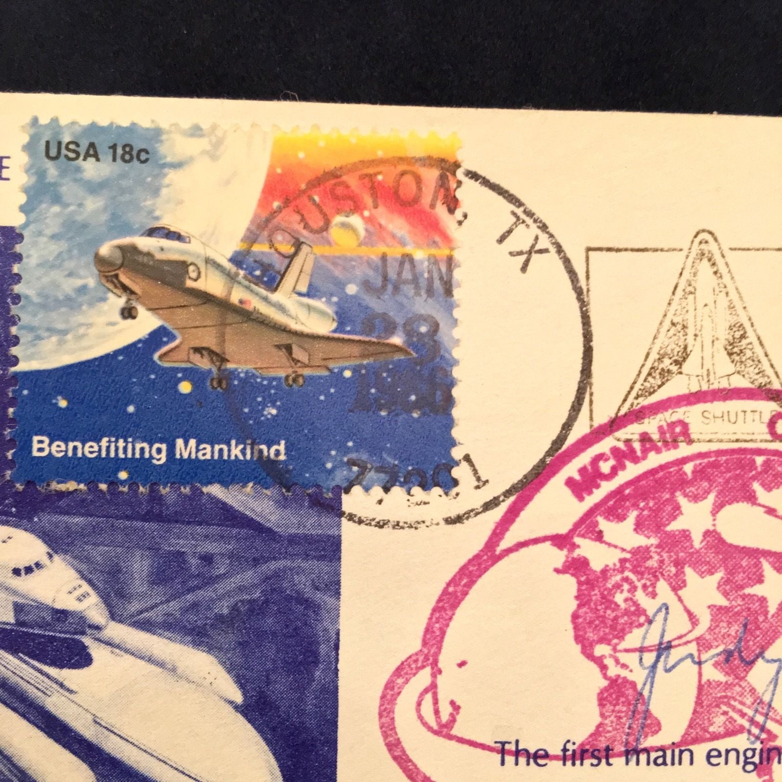 JUDY RESNIK * Scarce Launch Date Autograph CHALLENGER FD Cover Signed * 1/28/86