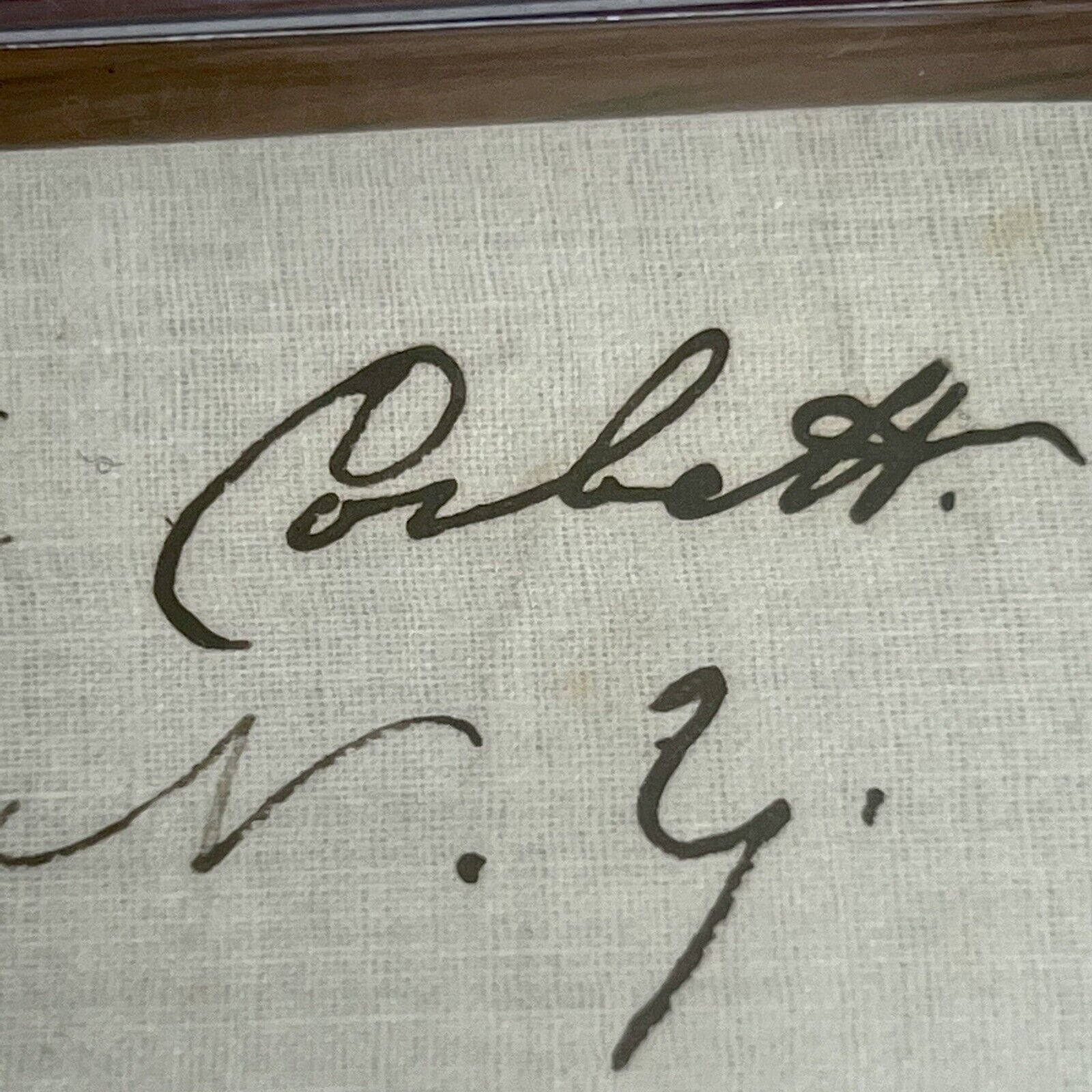 BOSTON CORBETT * PSA/DNA * Autograph Abraham Lincoln Avenger Signed * Shot Booth