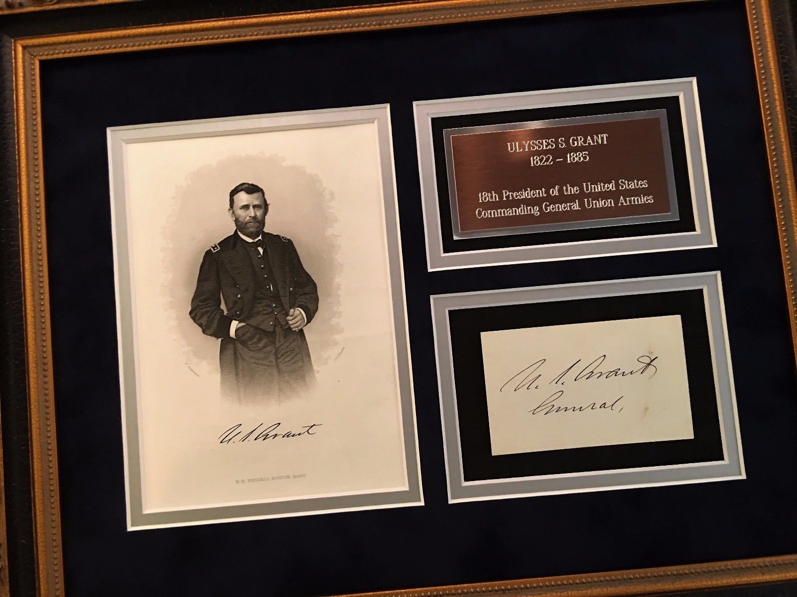 ULYSSES S. GRANT * PSA/DNA * "GENERAL" Autograph SIGNED * President Civil War