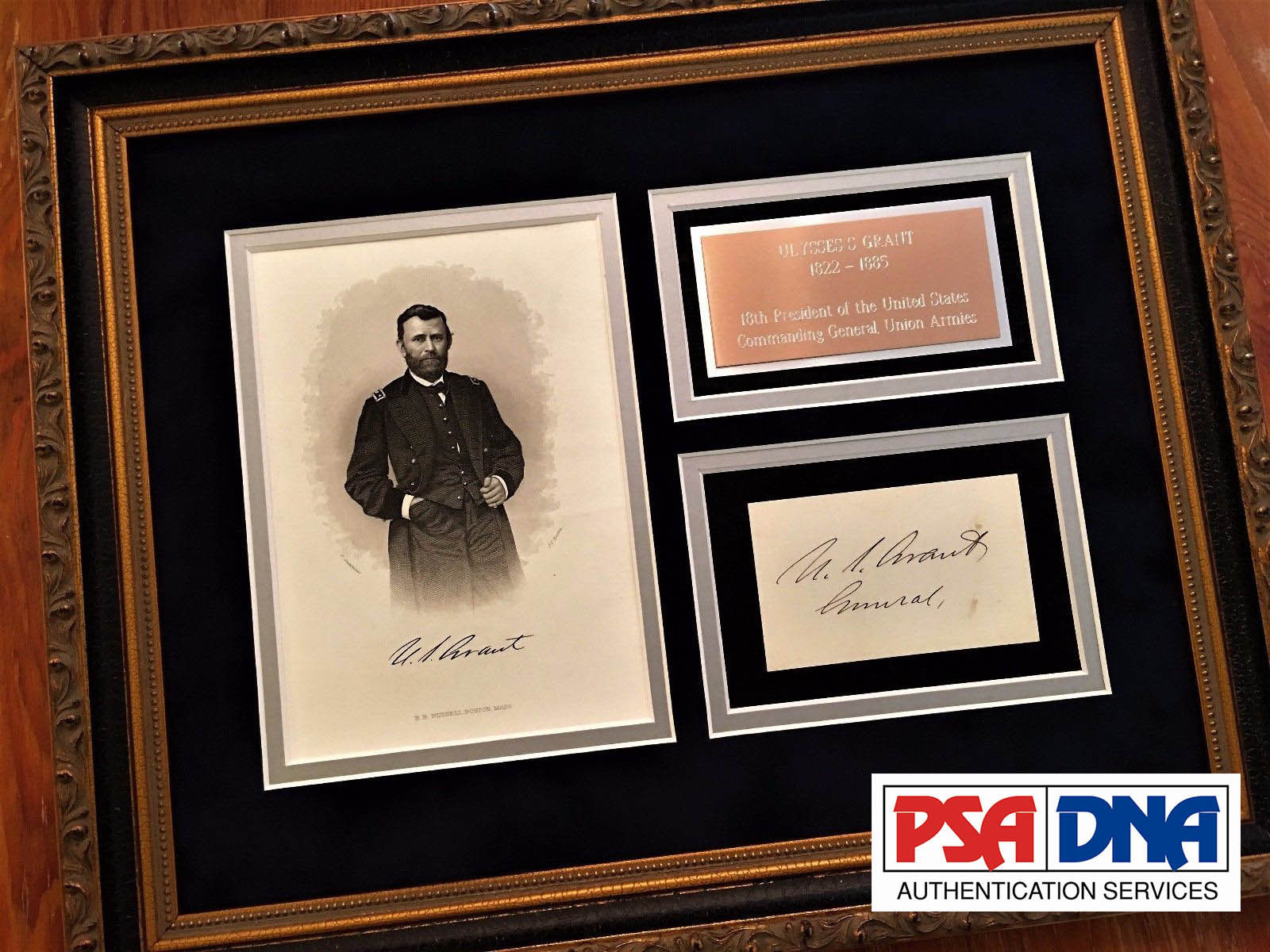 ULYSSES S. GRANT * PSA/DNA * "GENERAL" Autograph SIGNED * President Civil War