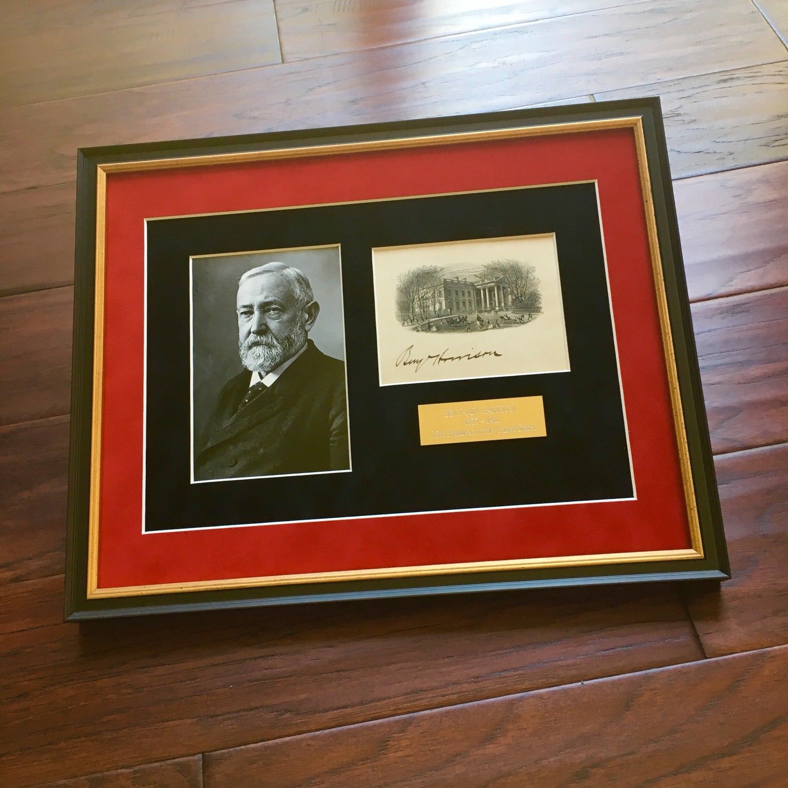 BENJAMIN HARRISON * PSA/DNA * Autograph WHITE HOUSE Card SIGNED * President