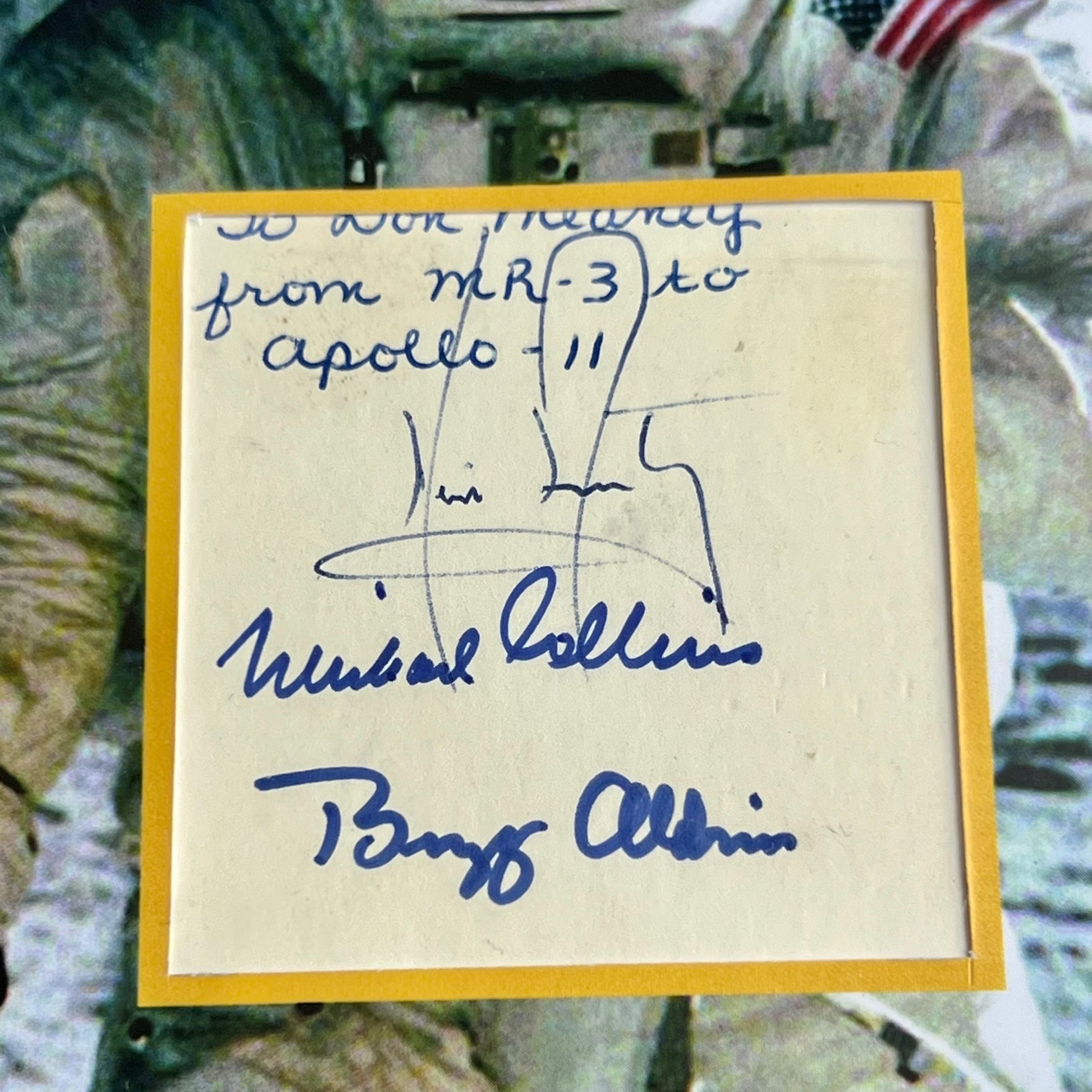 APOLLO 11 * PSA * Autograph Vintage 1969 Crew Signed Neil Armstrong Buzz Aldrin