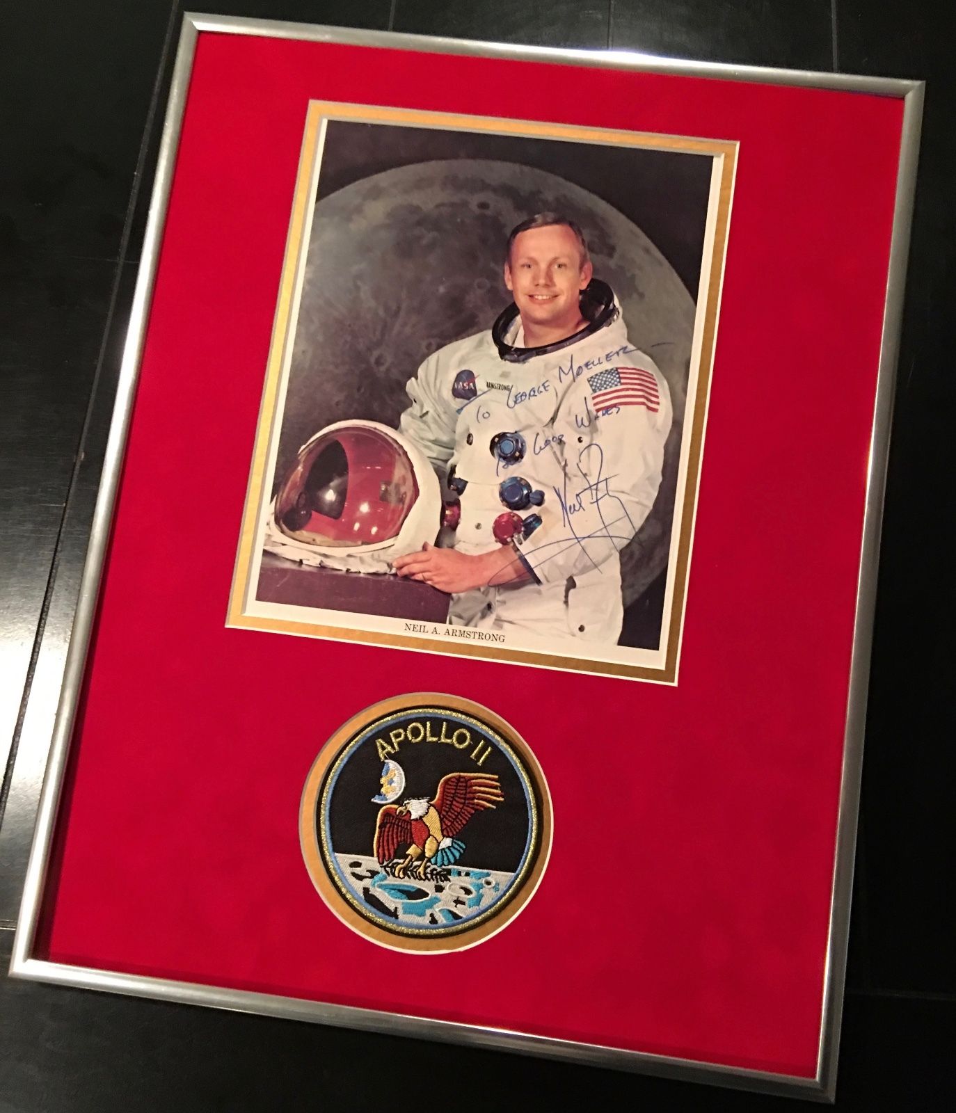 NEIL ARMSTRONG * Signed WSS Portrait JSA NASA LITHOGRAPH * Apollo 11 autograph