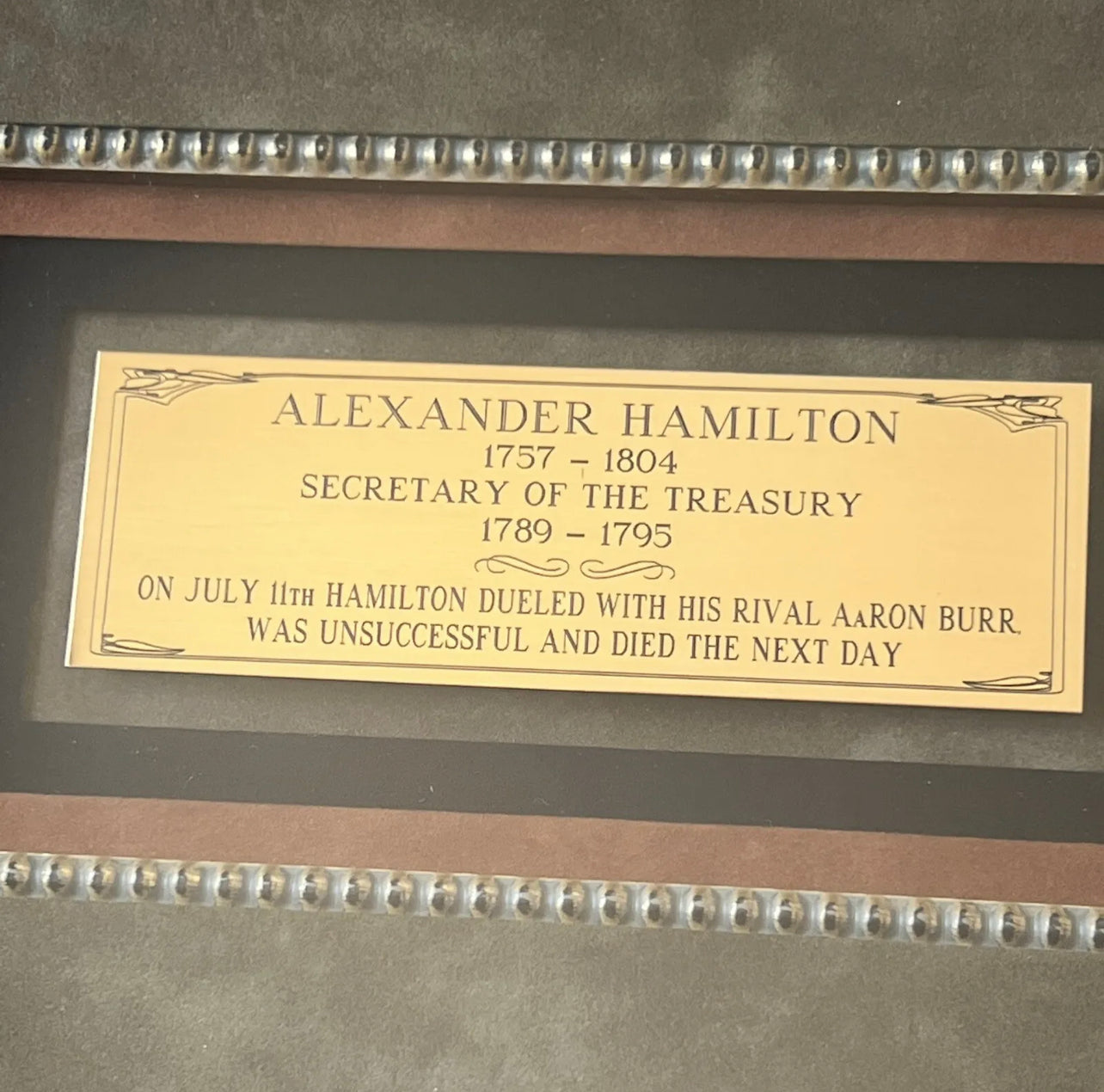 ALEXANDER HAMILTON * PSA/DNA * GRADE 10 Letter Signed Autograph as Sec Treasury